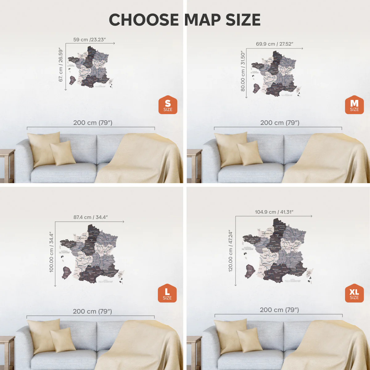 Wooden Map of France - Nordik - Image 12