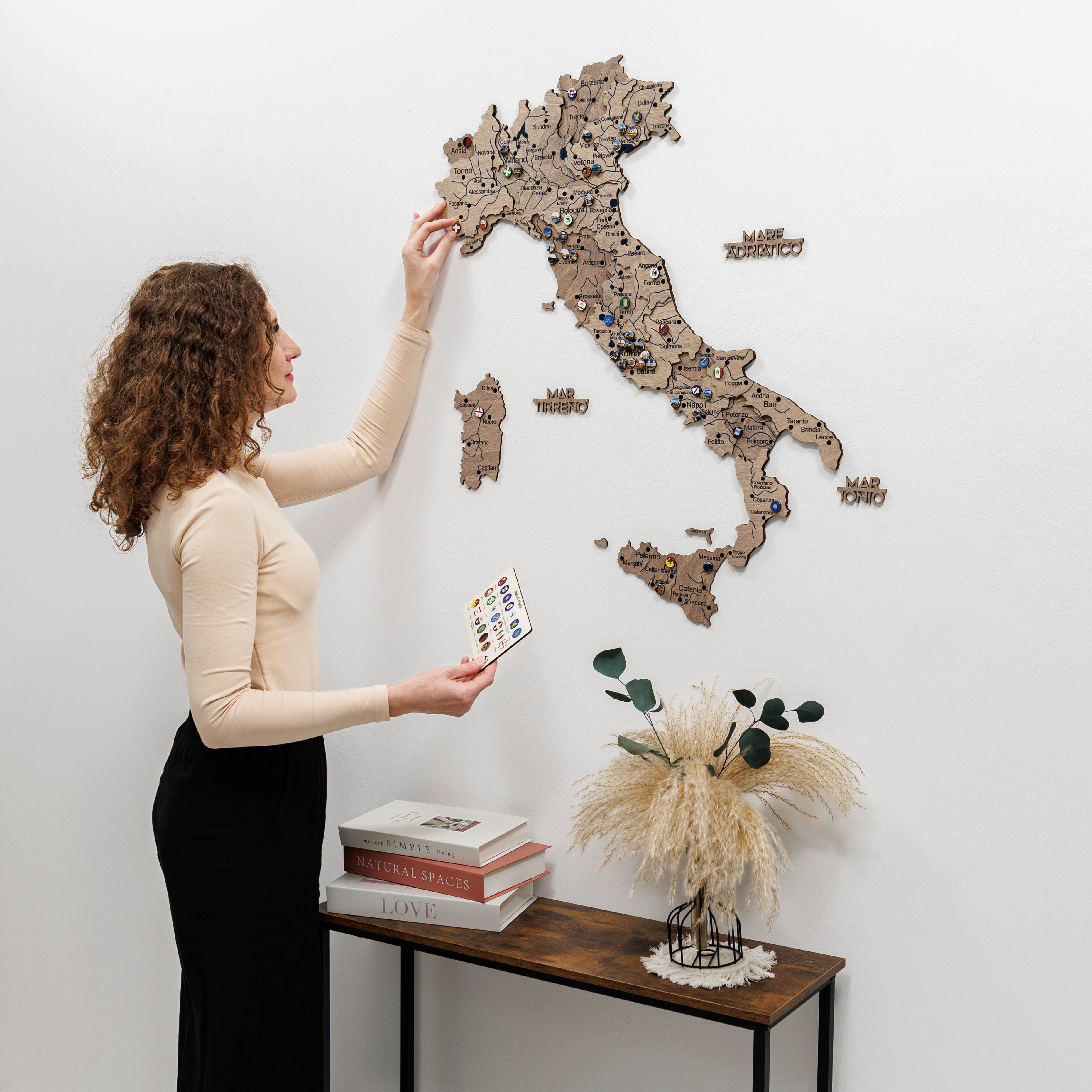Wooden Map of Italy – Terra - Image 3