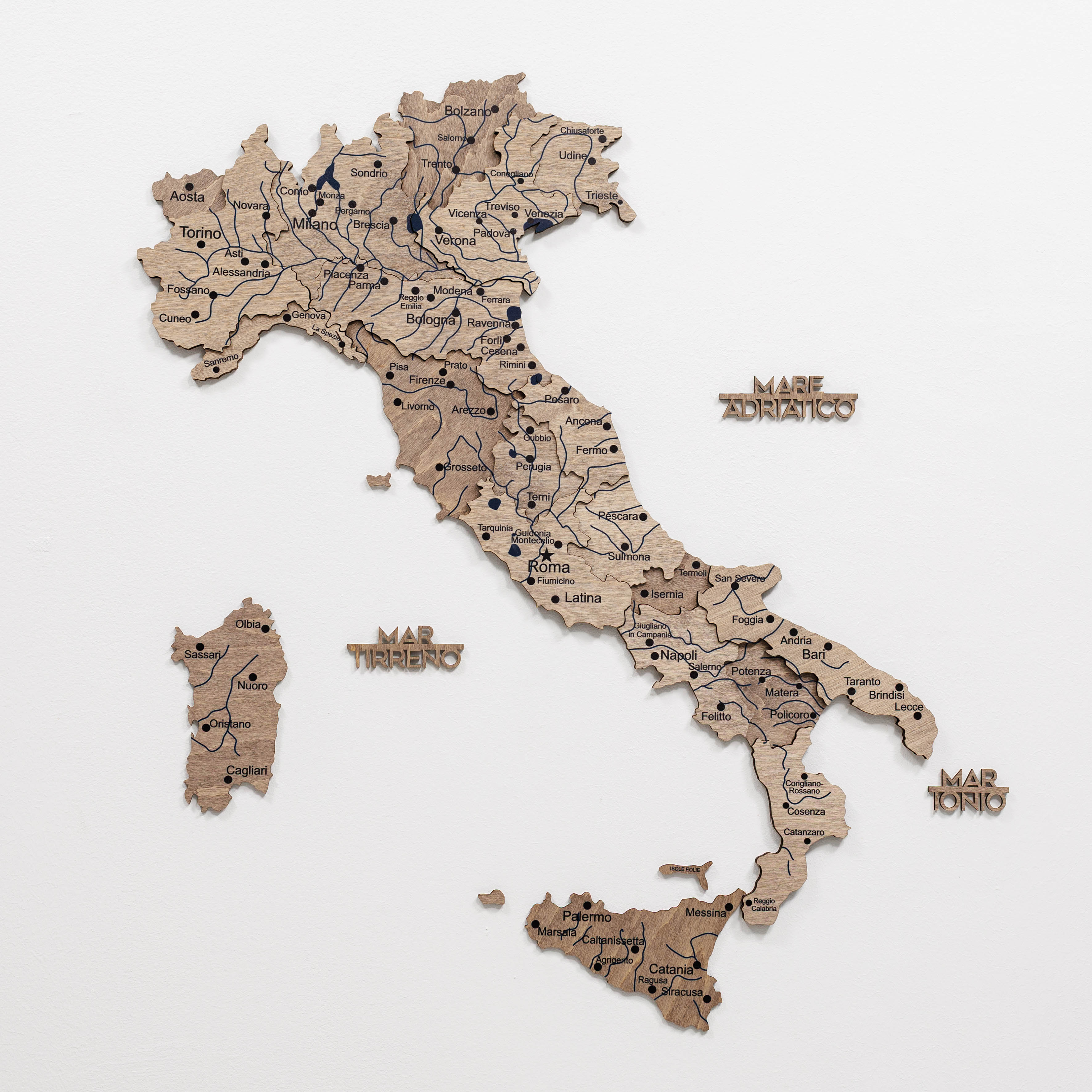 Wooden Map of Italy – Terra - Image 5