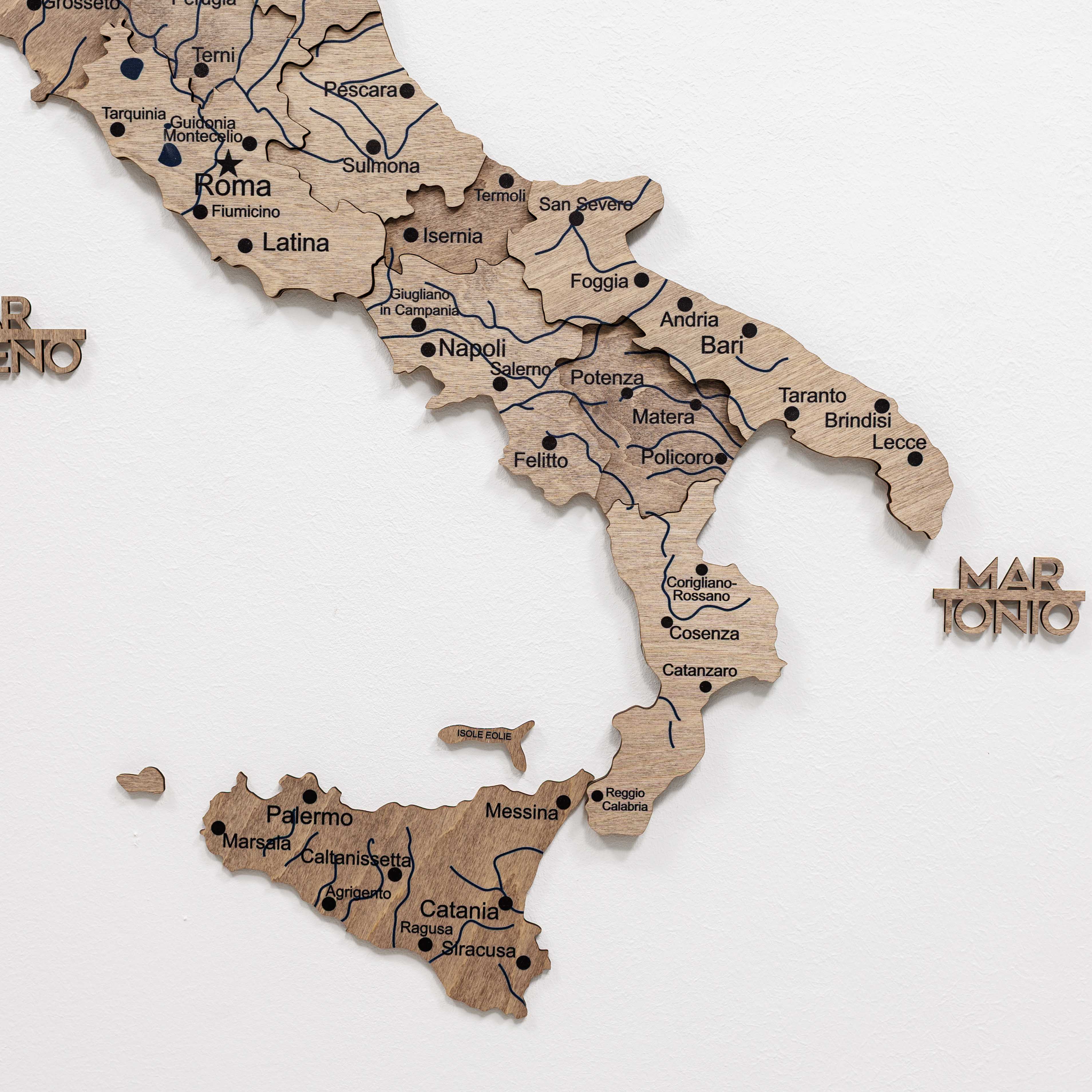 Wooden Map of Italy – Terra - Image 7