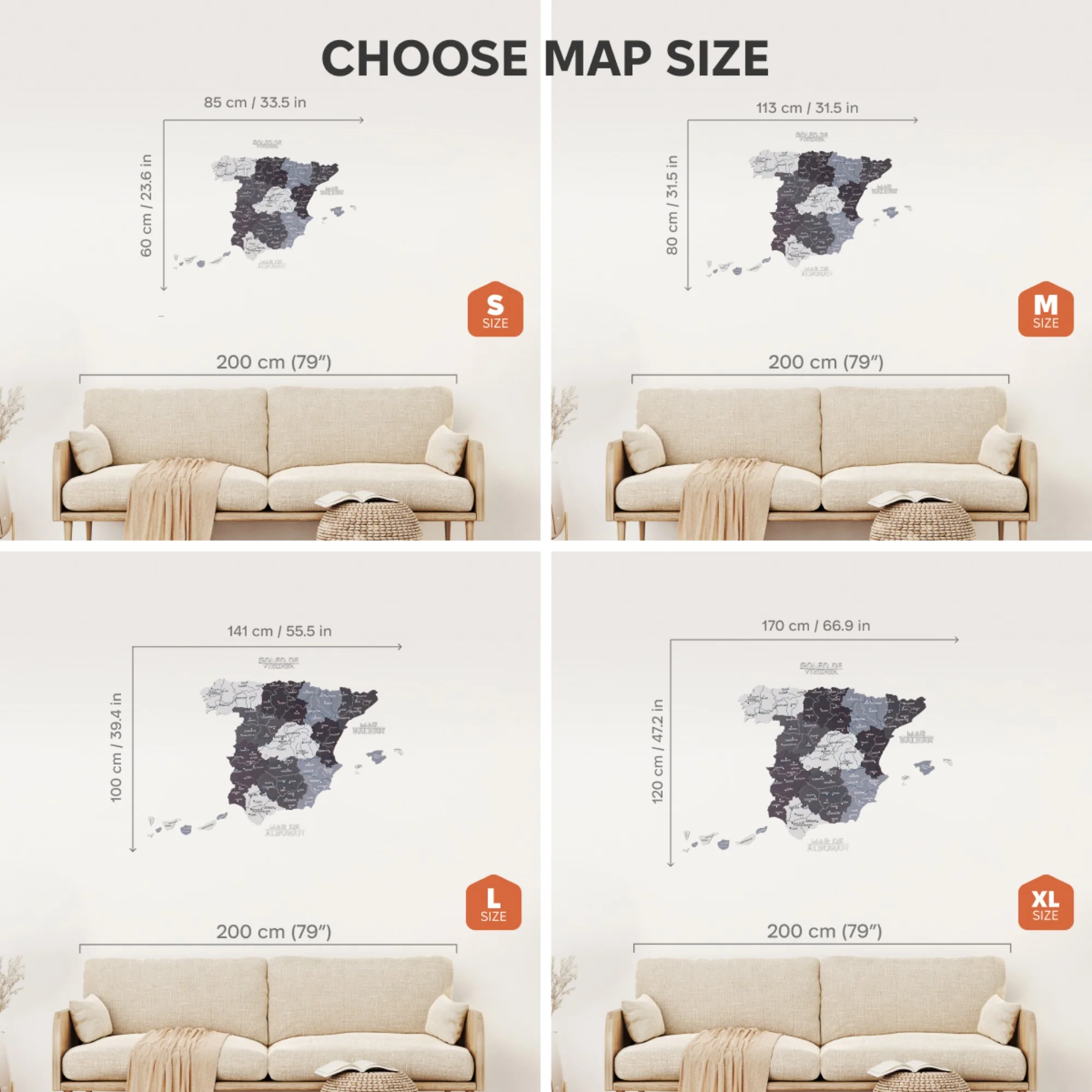 Wooden Map of Spain – Nordik - Image 21