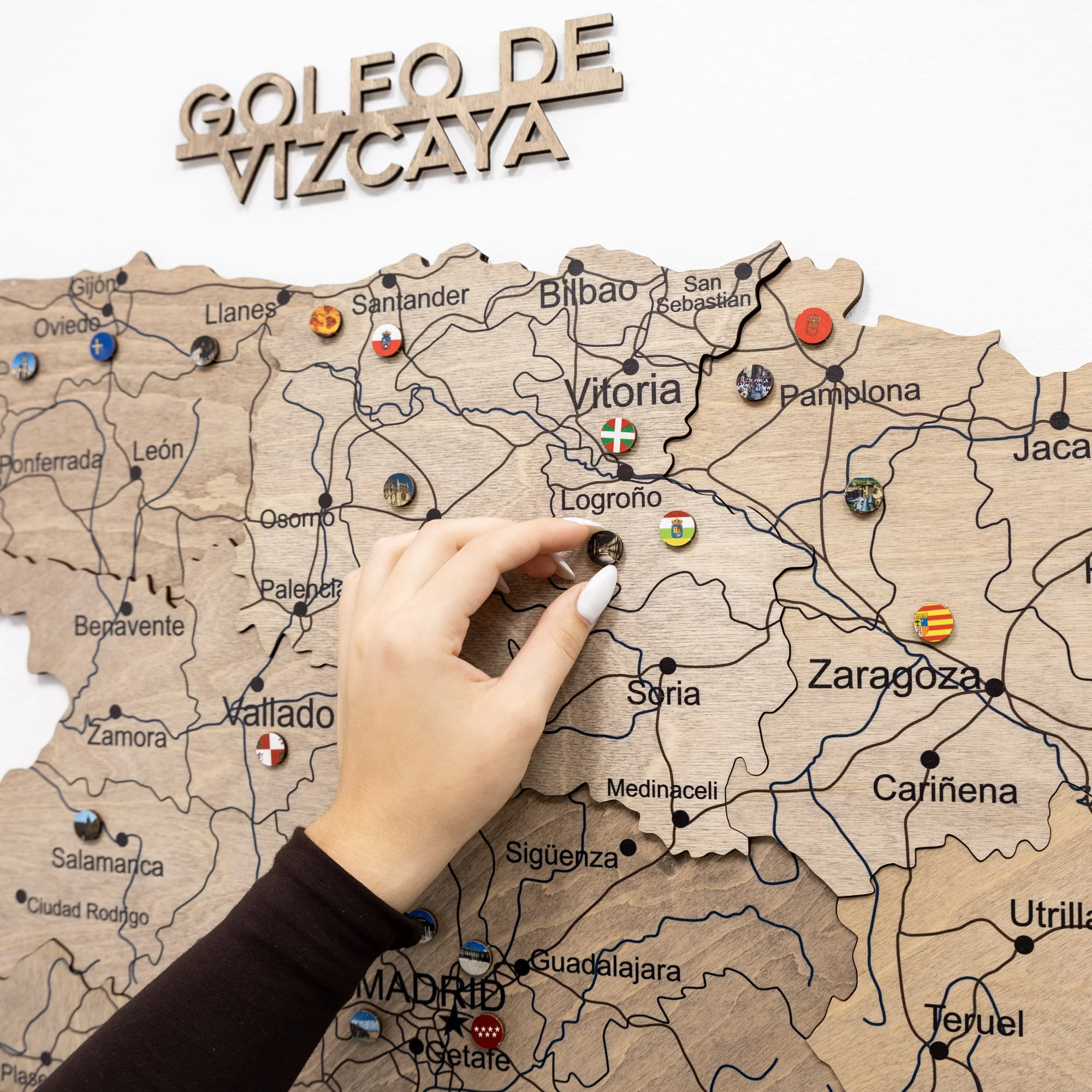 Wooden Map of Spain – Terra - Image 3