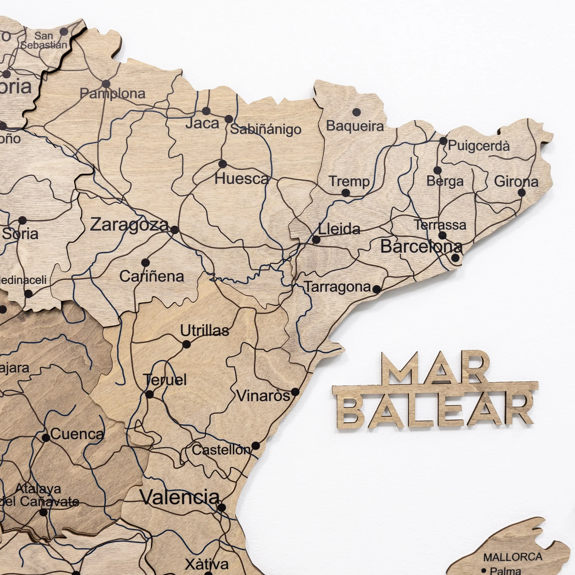 Wooden Map of Spain – Terra - Image 4