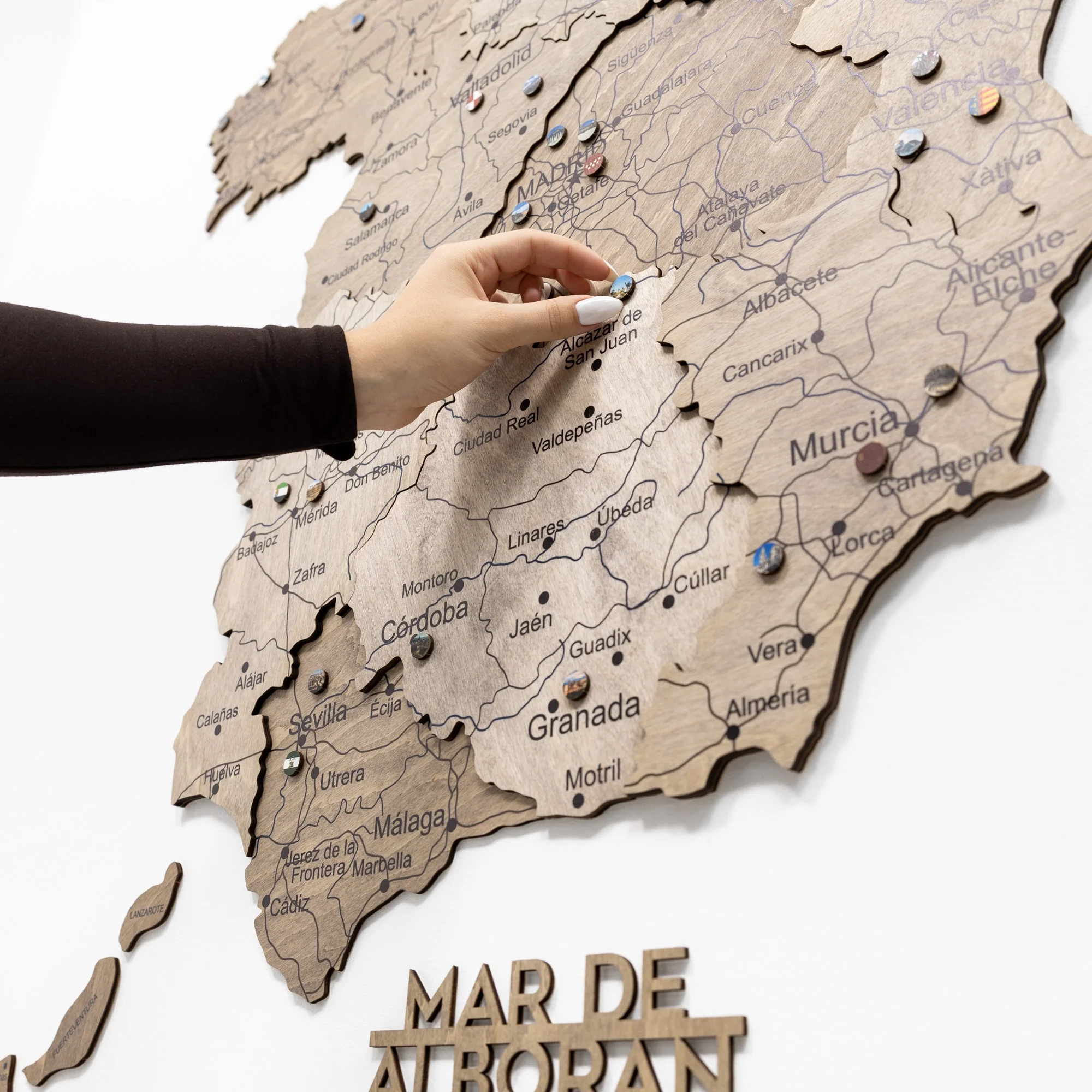 Wooden Map of Spain – Terra - Image 7
