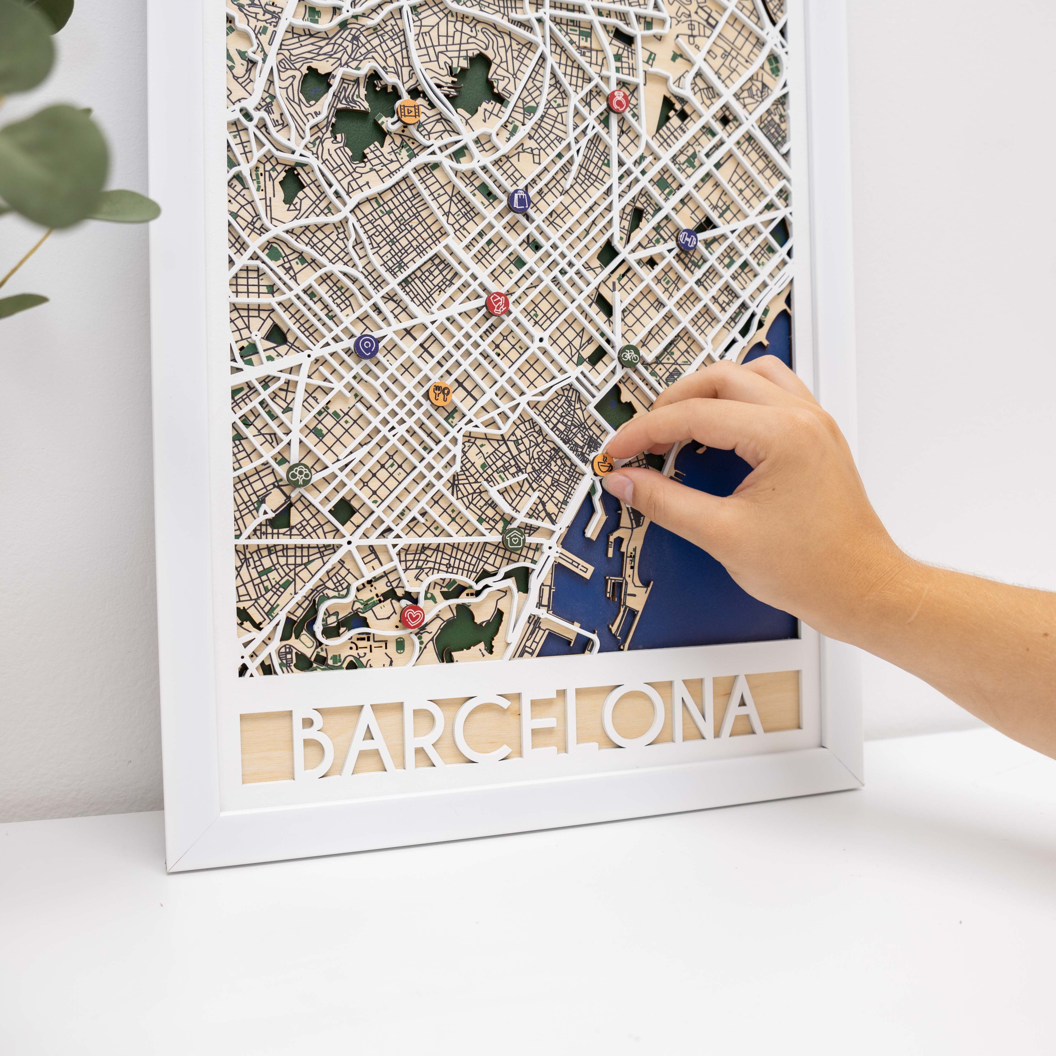 3D City Map Barcelona - Image 3