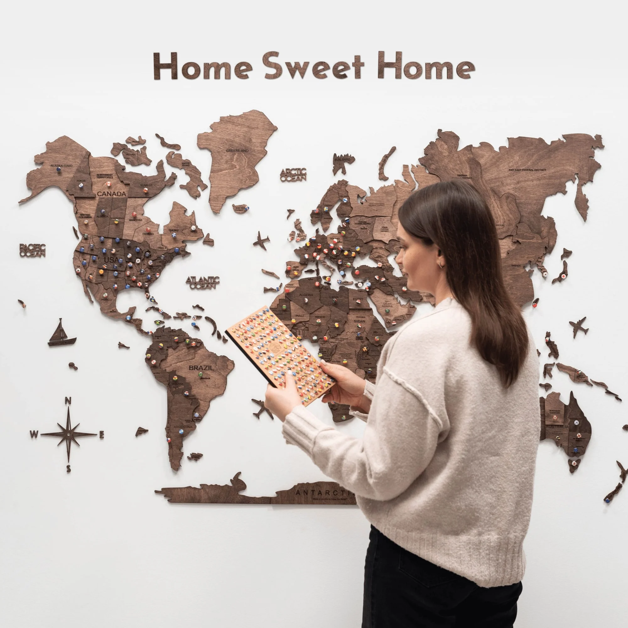 Wooden Map Quotes - Image 5