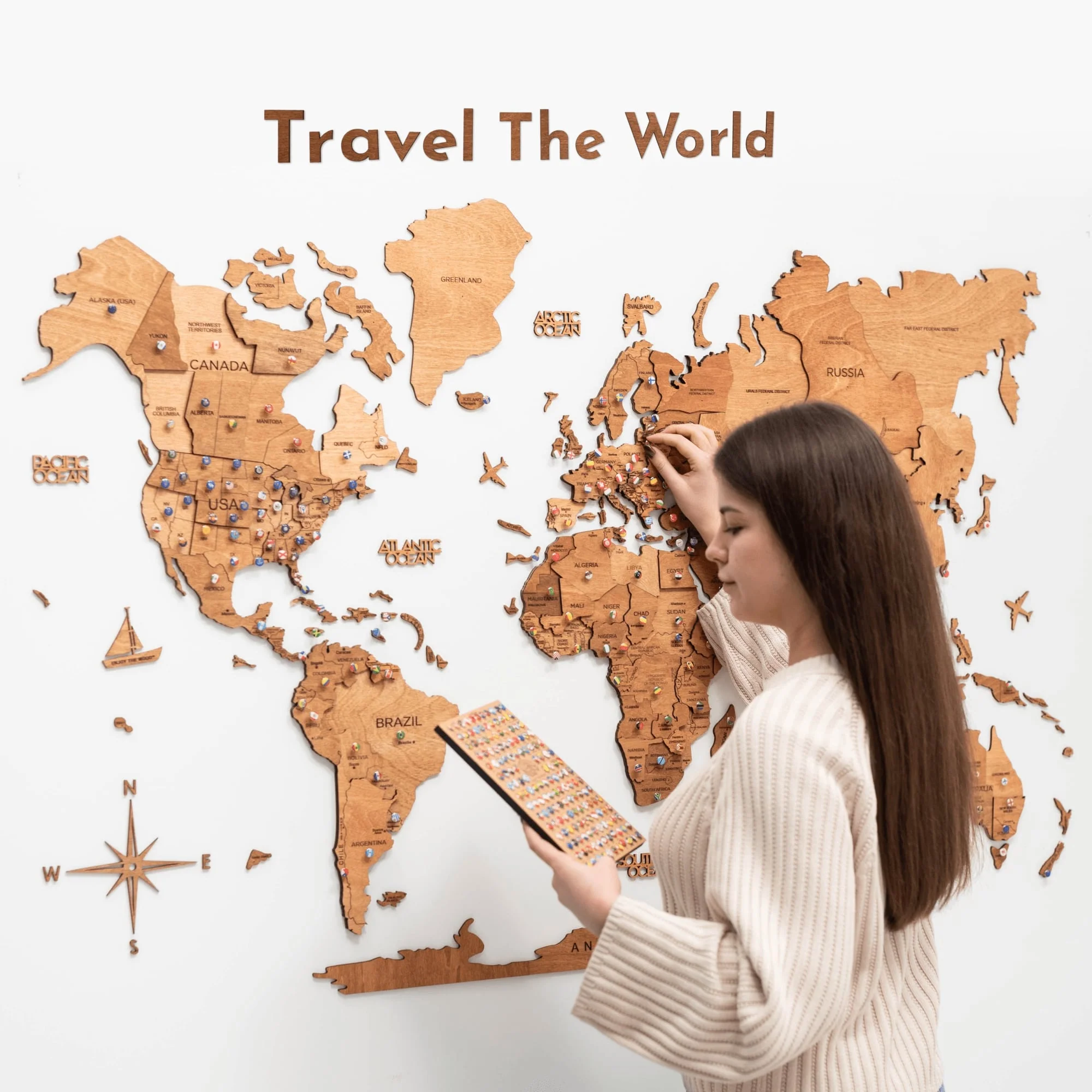 Wooden Map Quotes - Image 3