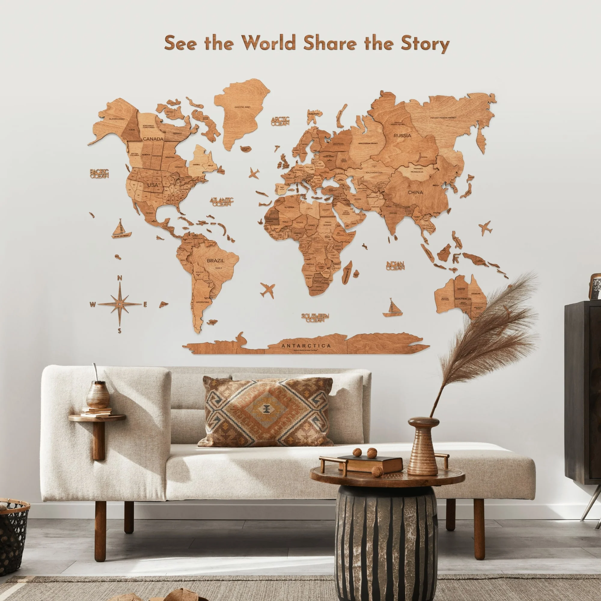 Wooden Map Quotes - Image 8