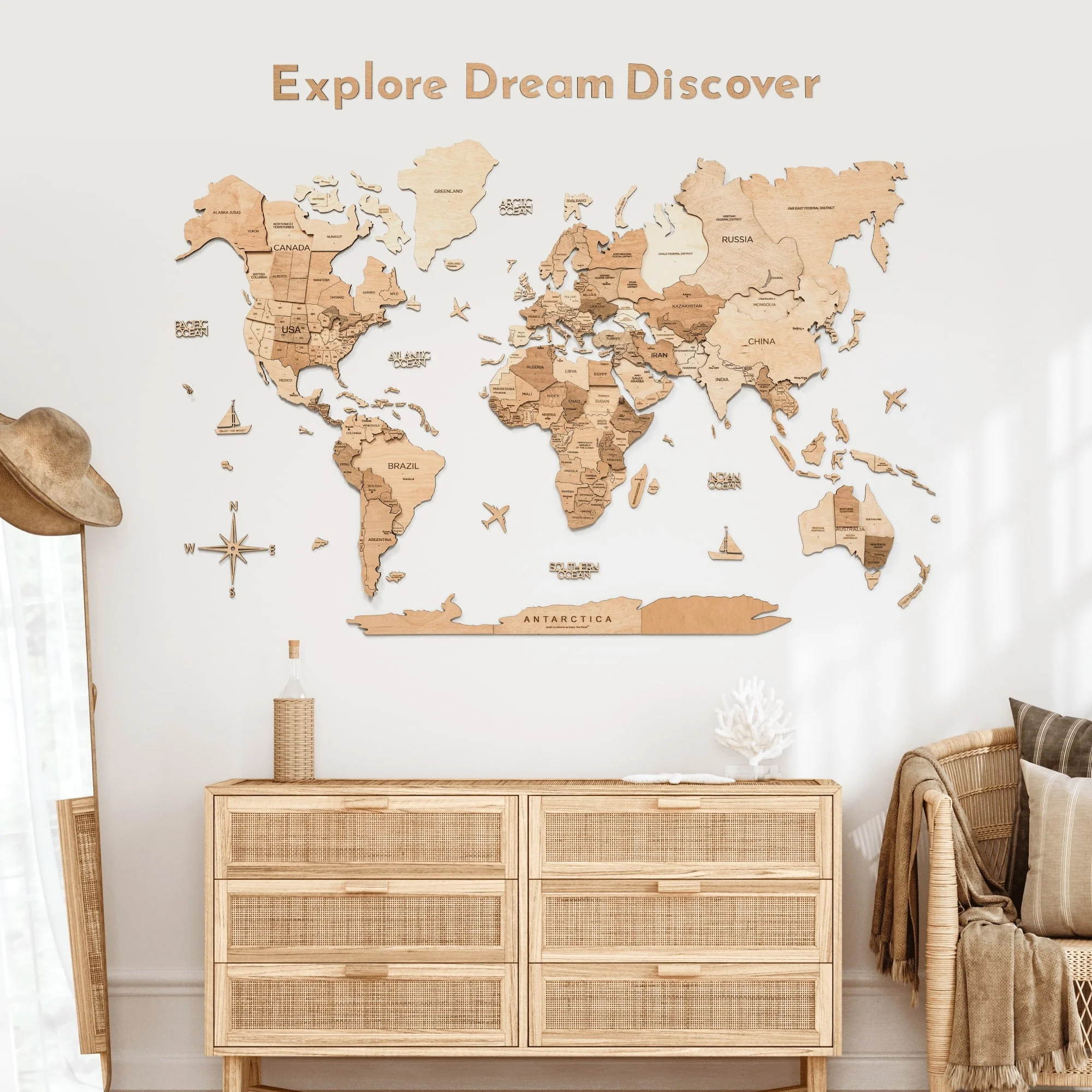 Wooden Map Quotes - Image 7