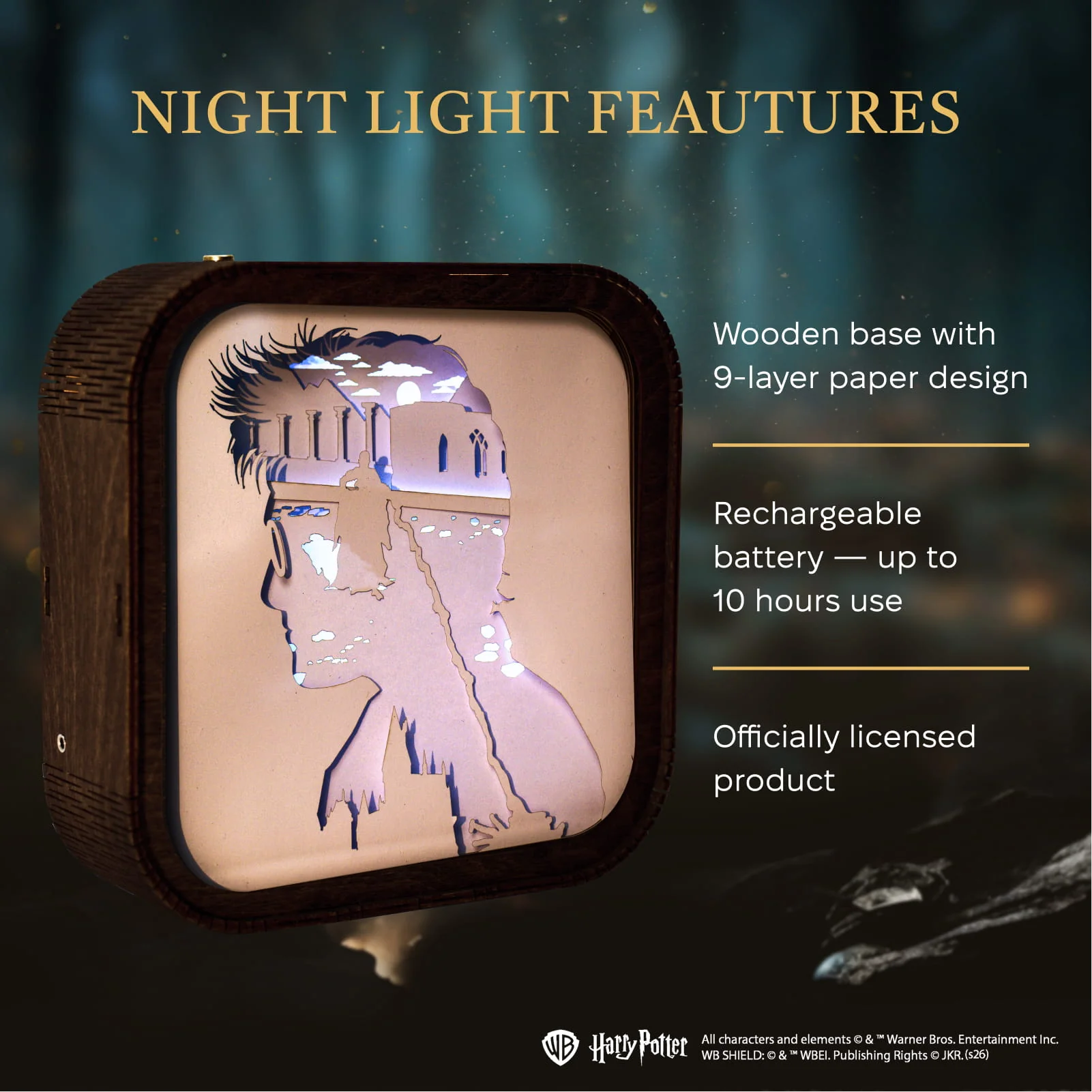 Wooden Harry Potter Night Light - The Final Battle - Image 13