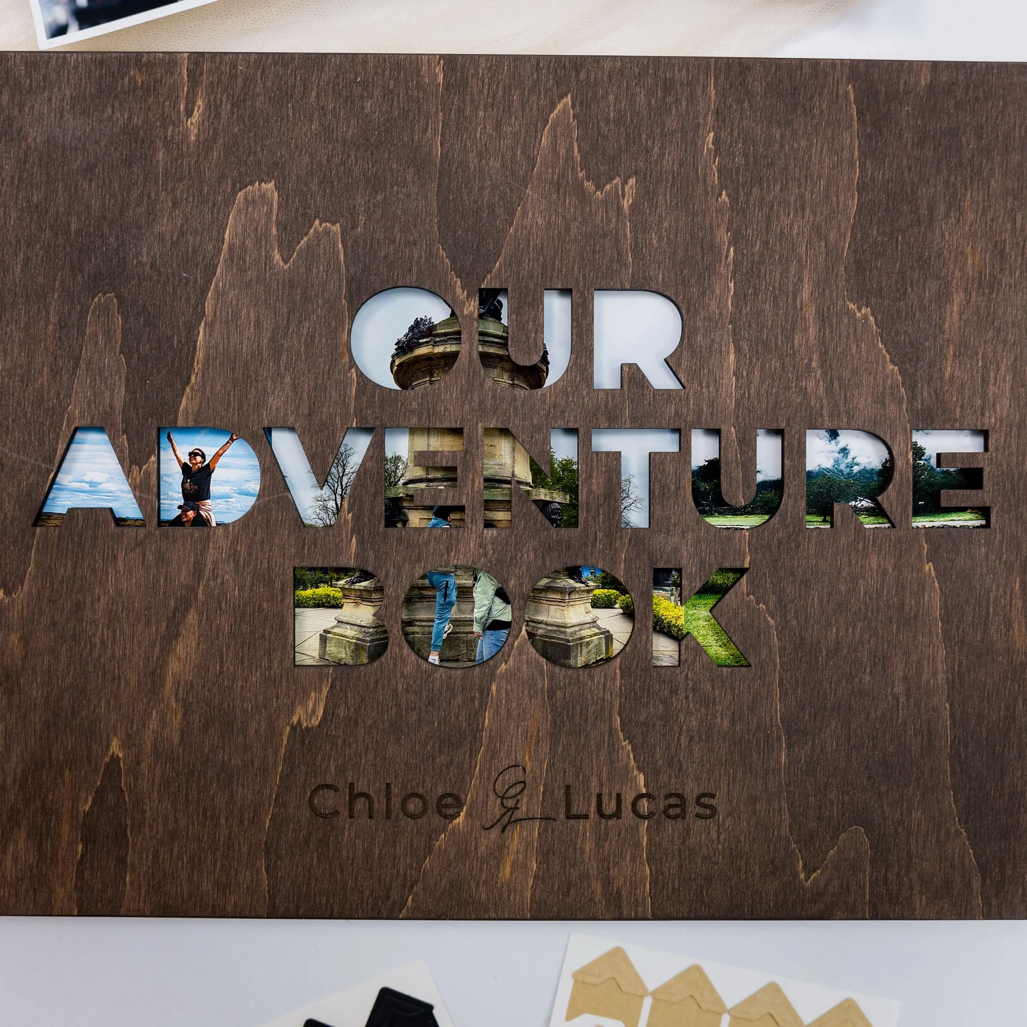 Wooden Photo Album - Adventure - Image 2