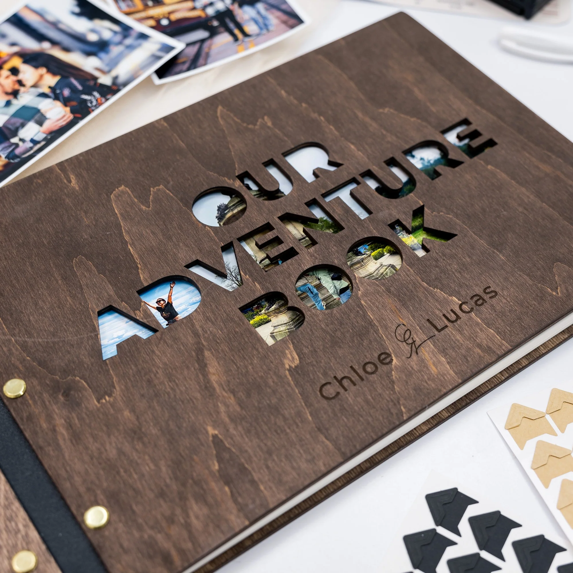 Wooden Photo Album - Adventure - Image 3