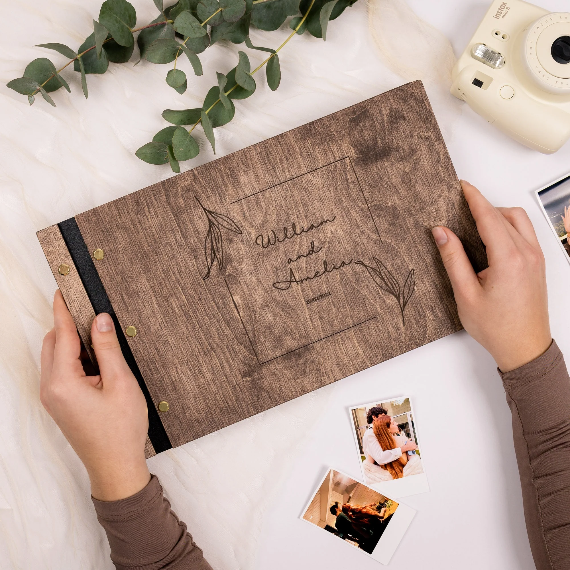 Wooden Photo Album - Botanical - Image 3