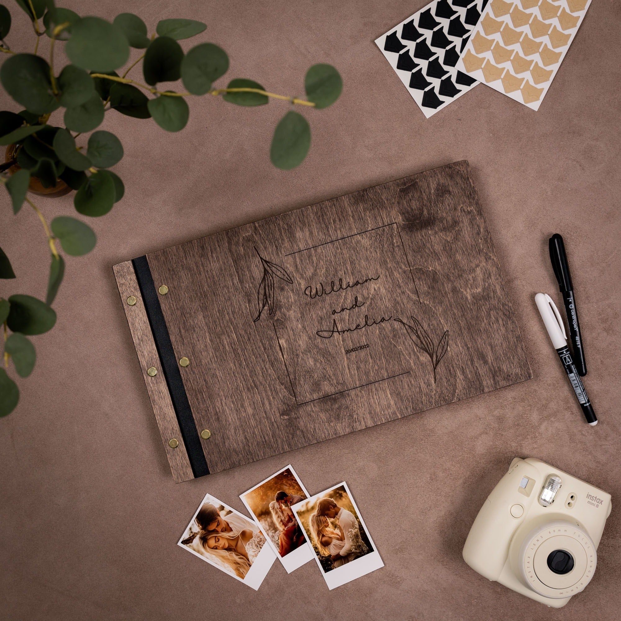Wooden Photo Album - Botanical - Image 9