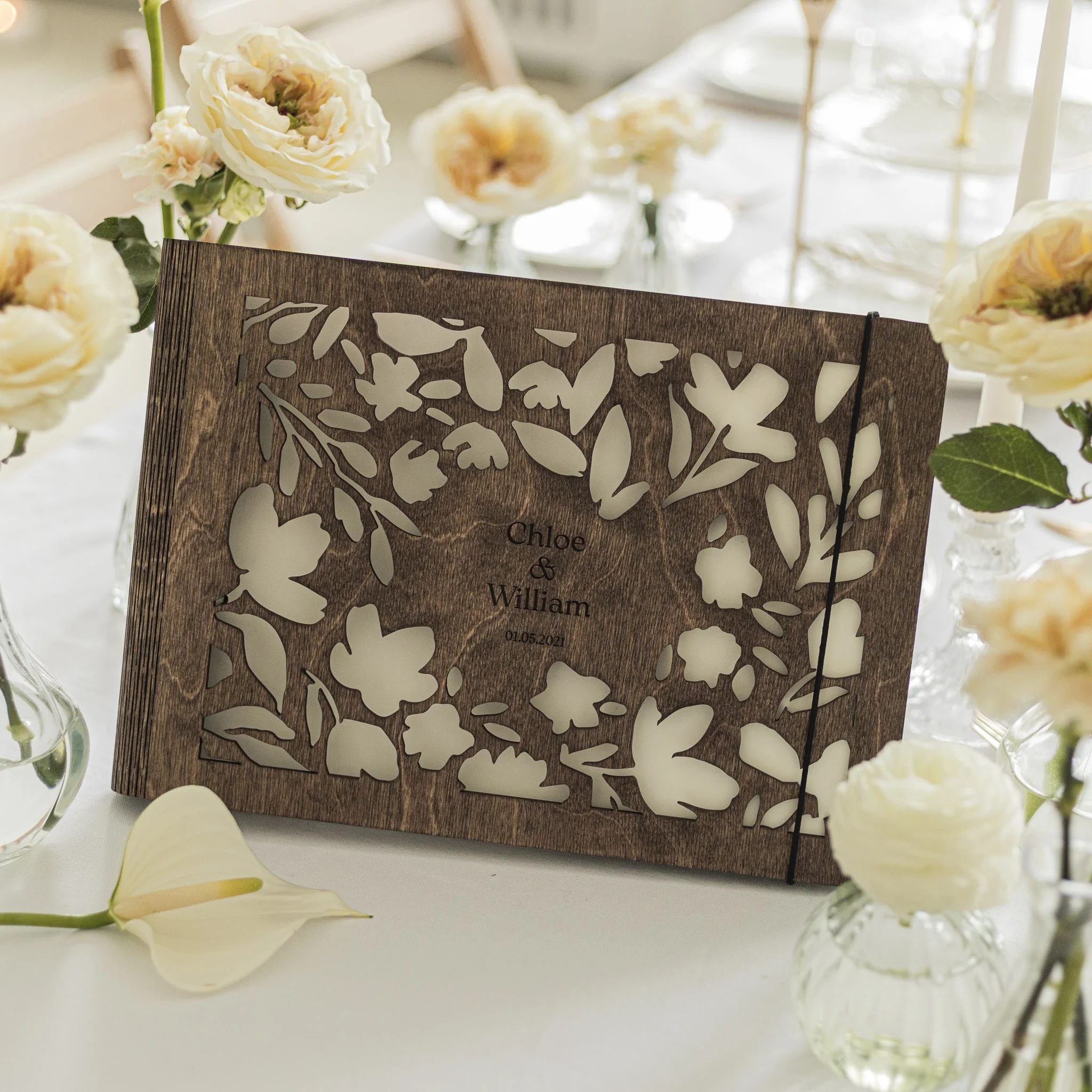 Wooden Photo Album - Floret - Image 3