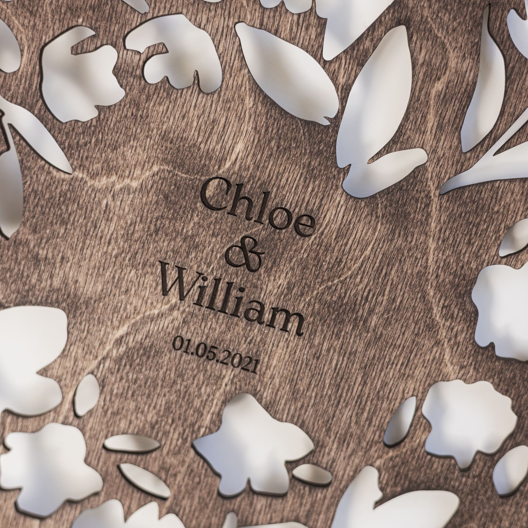 Wooden Photo Album - Floret - Image 4