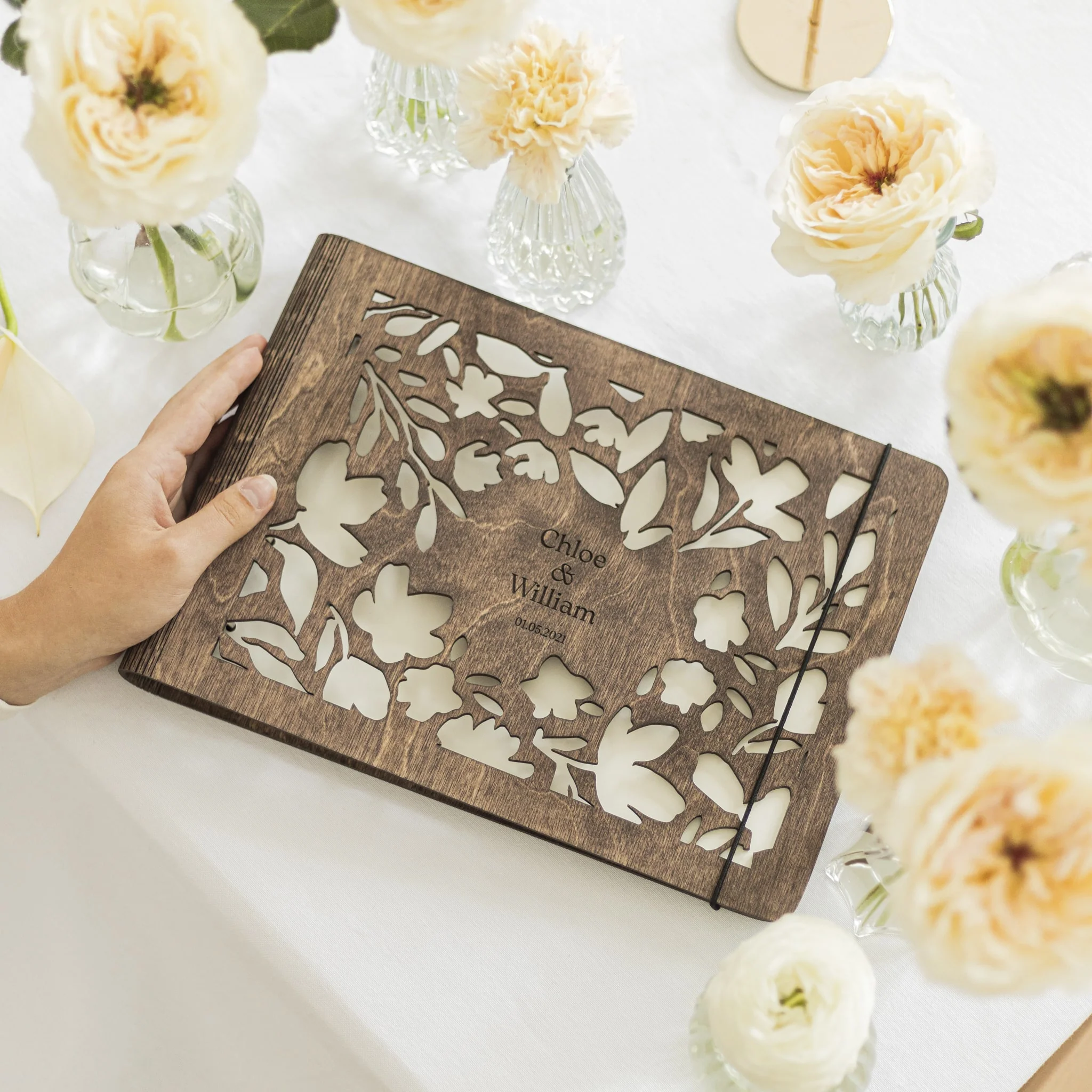 Wooden Photo Album - Floret - Image 6