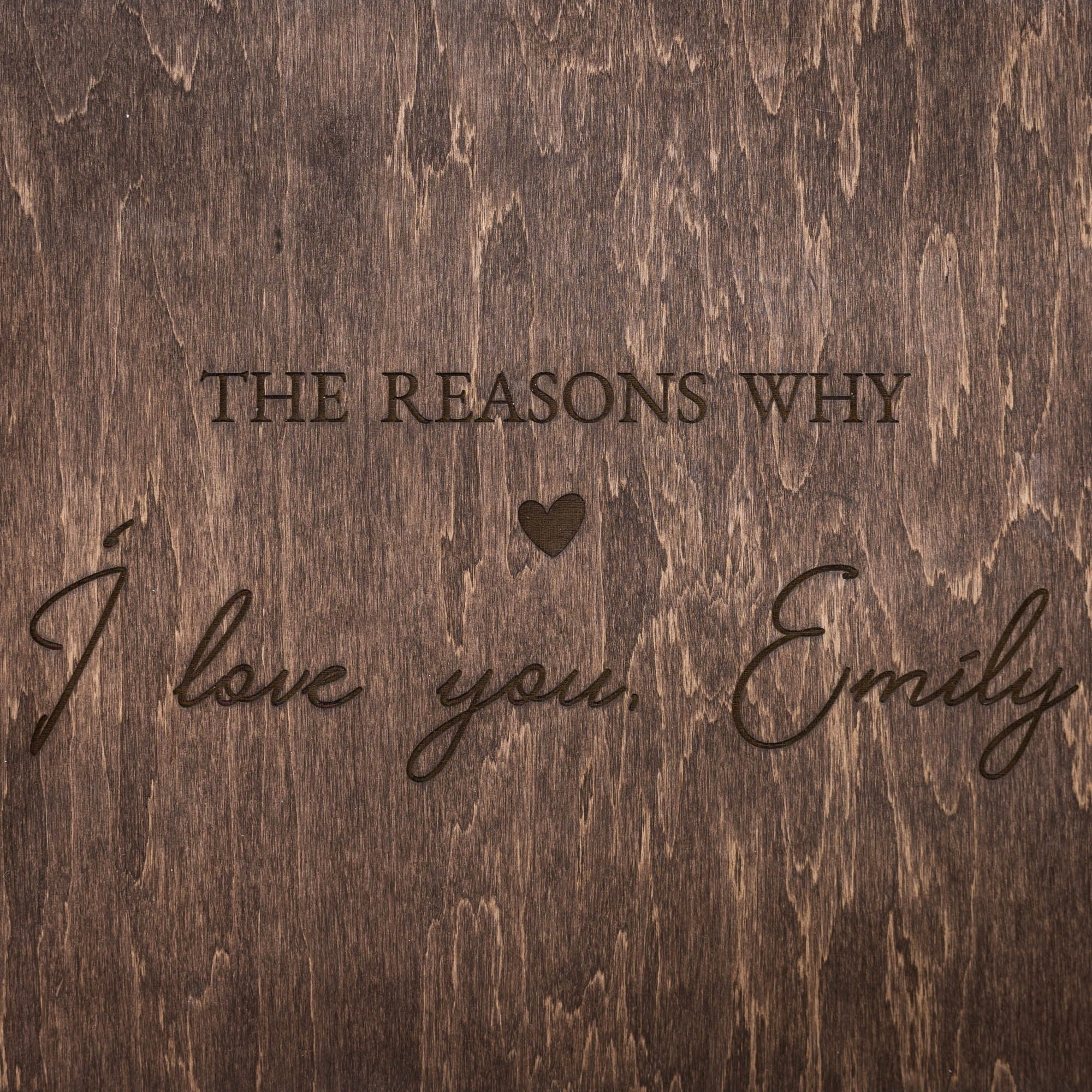 Wooden Photo Album - Romantique - Image 2