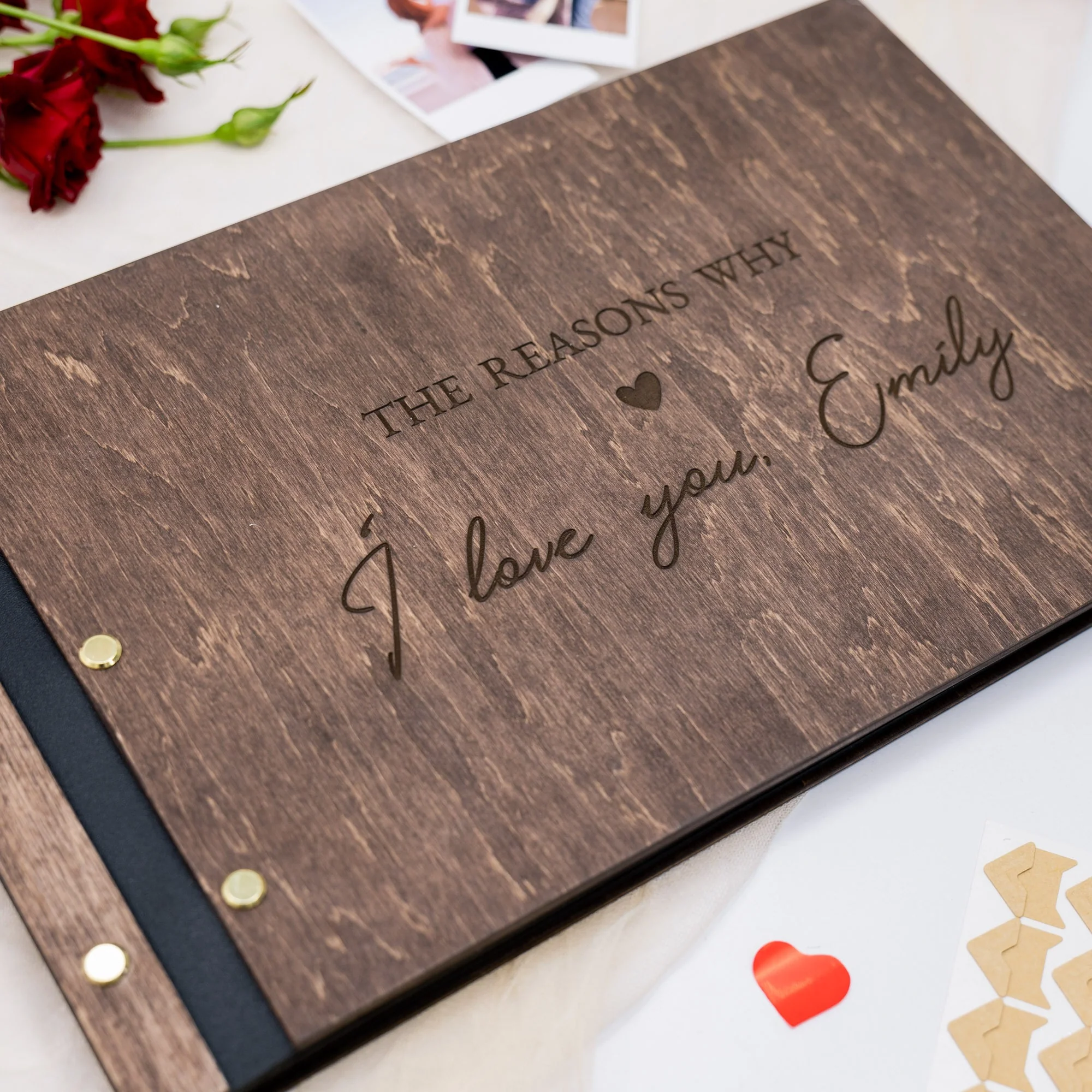 Wooden Photo Album - Romantique - Image 6
