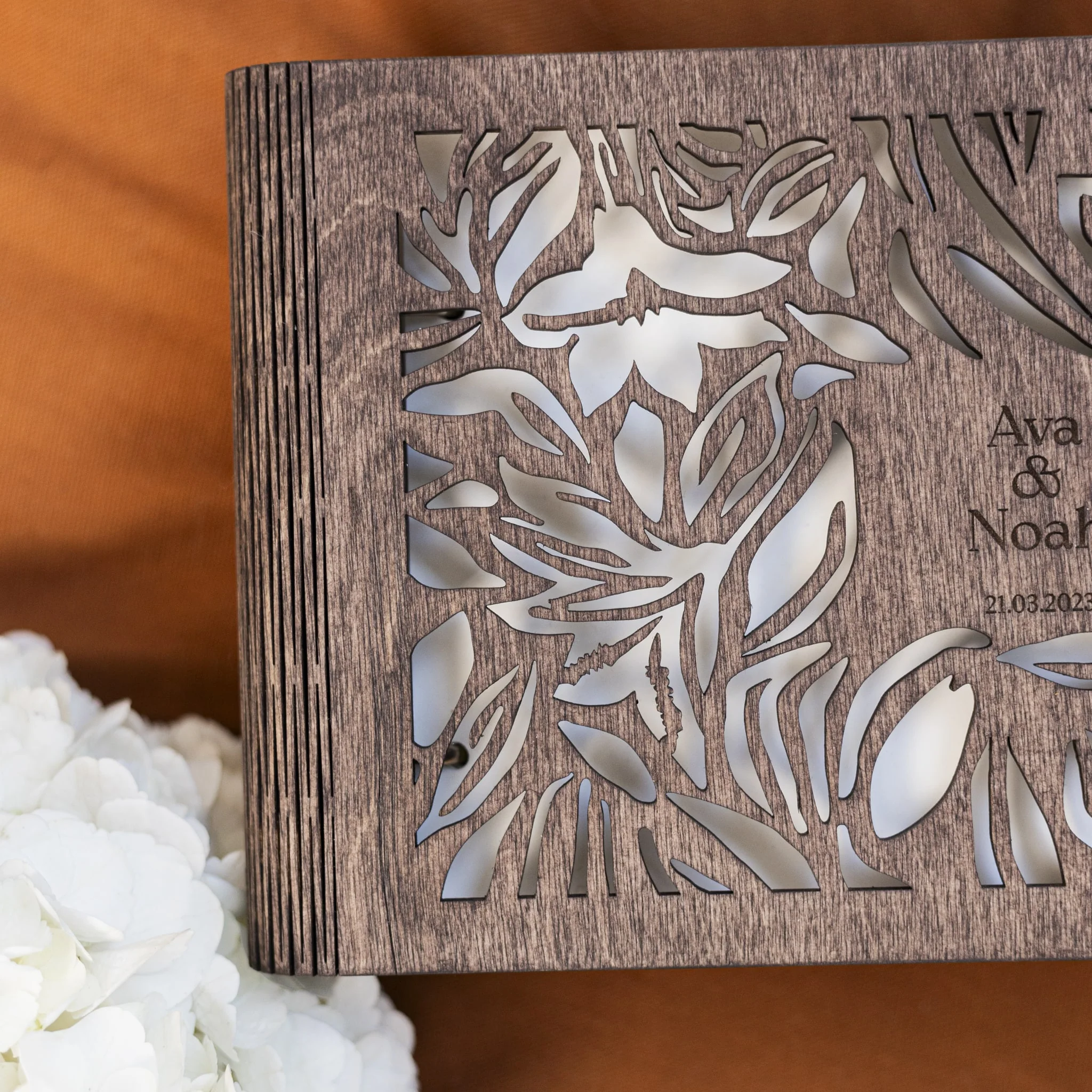 Wooden Photo Album - Wildflower - Image 5
