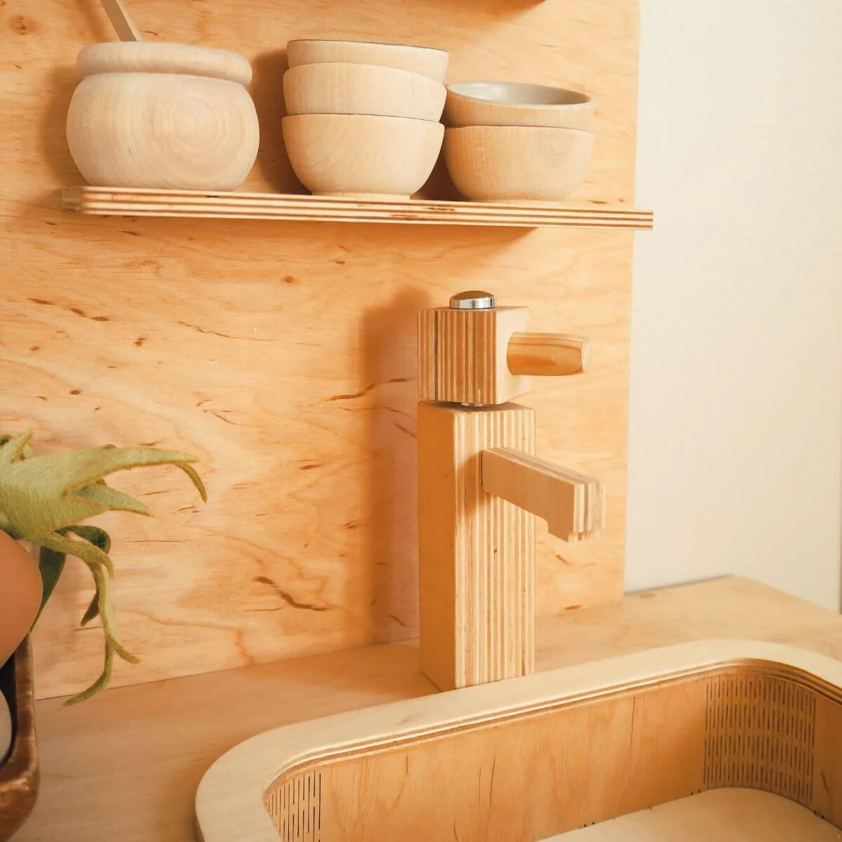 Wooden Play Kitchen - Image 5