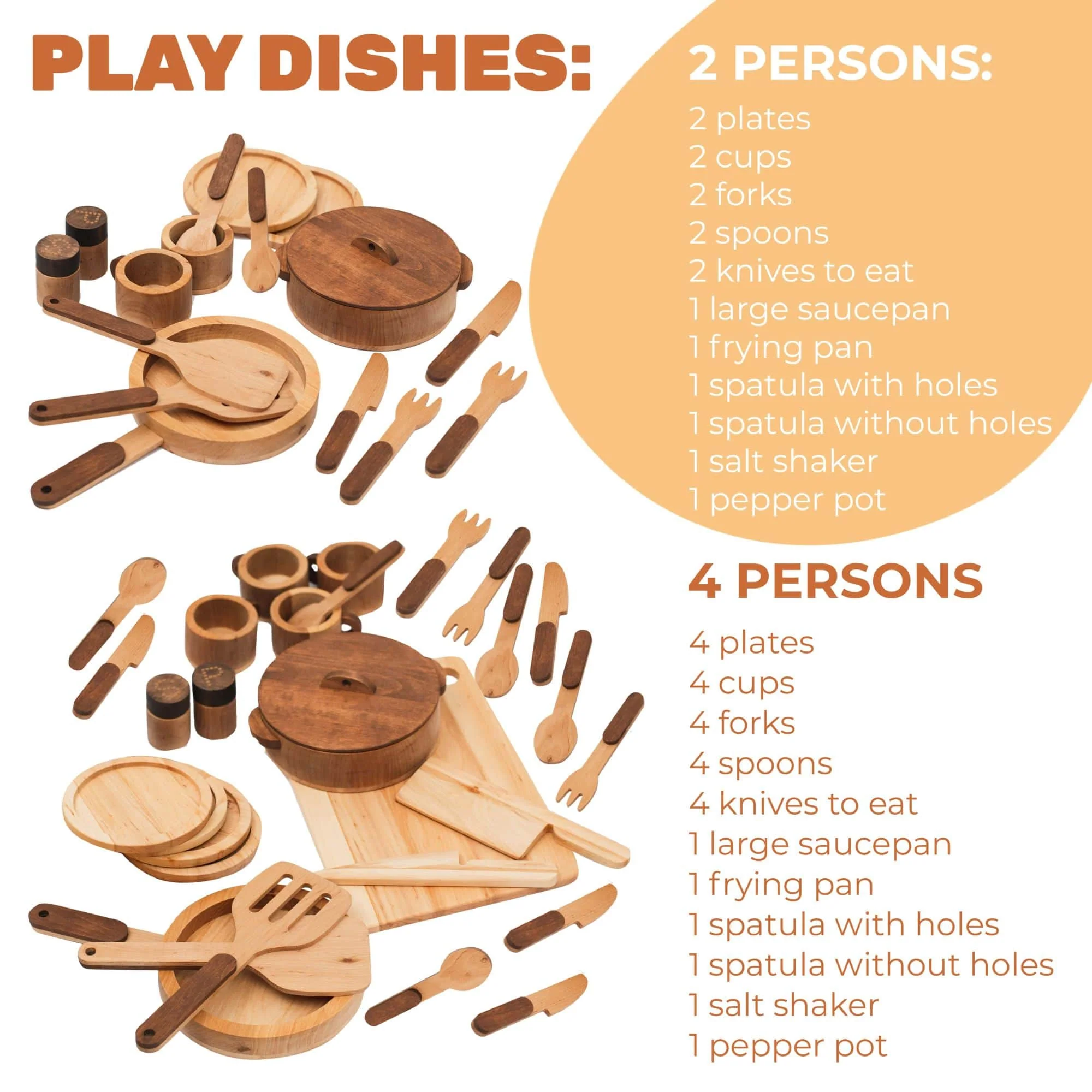 Wooden Play Kitchen Dishes - Image 15