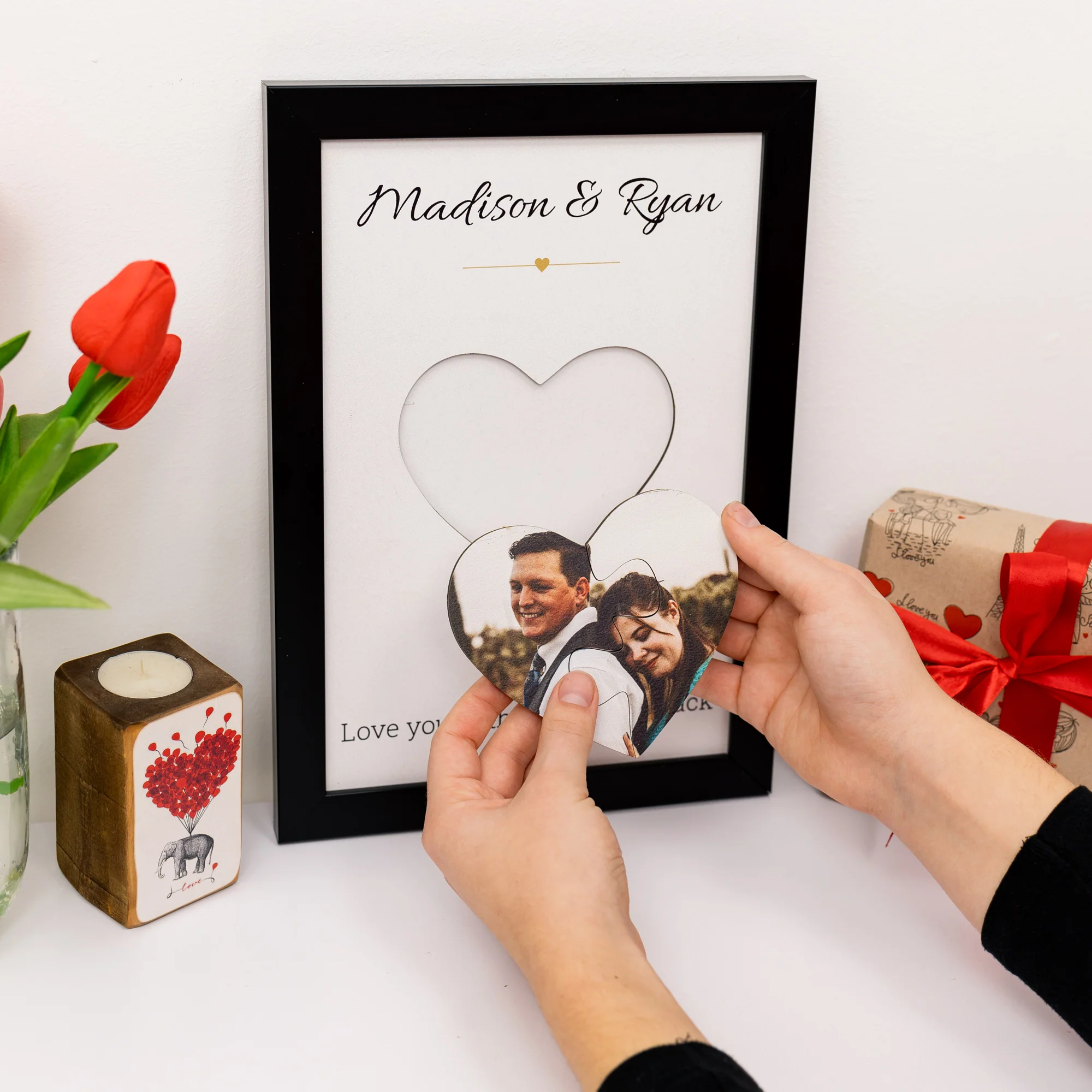 Wooden Poster Puzzle - Heart - Image 14