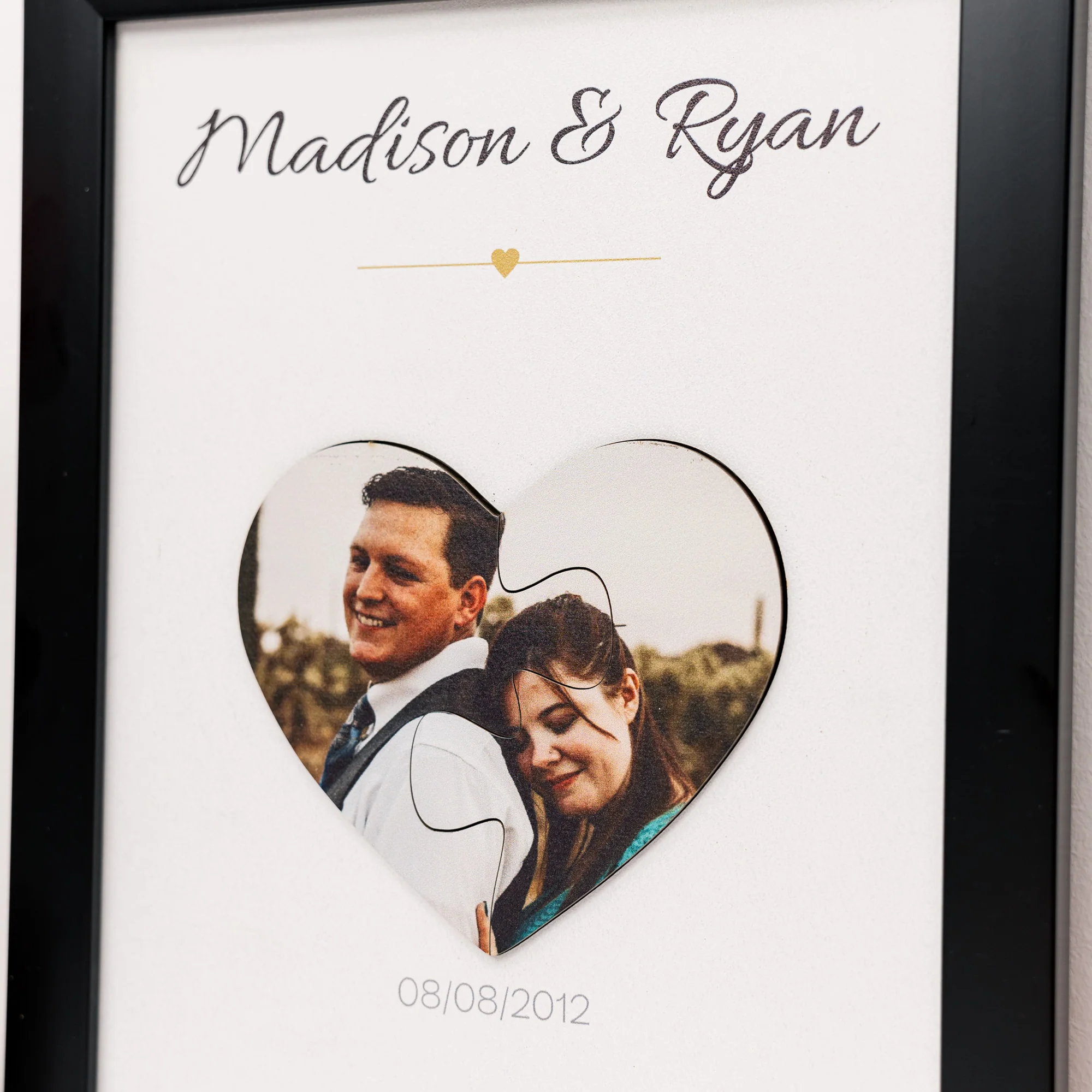 Wooden Poster Puzzle - Heart - Image 6