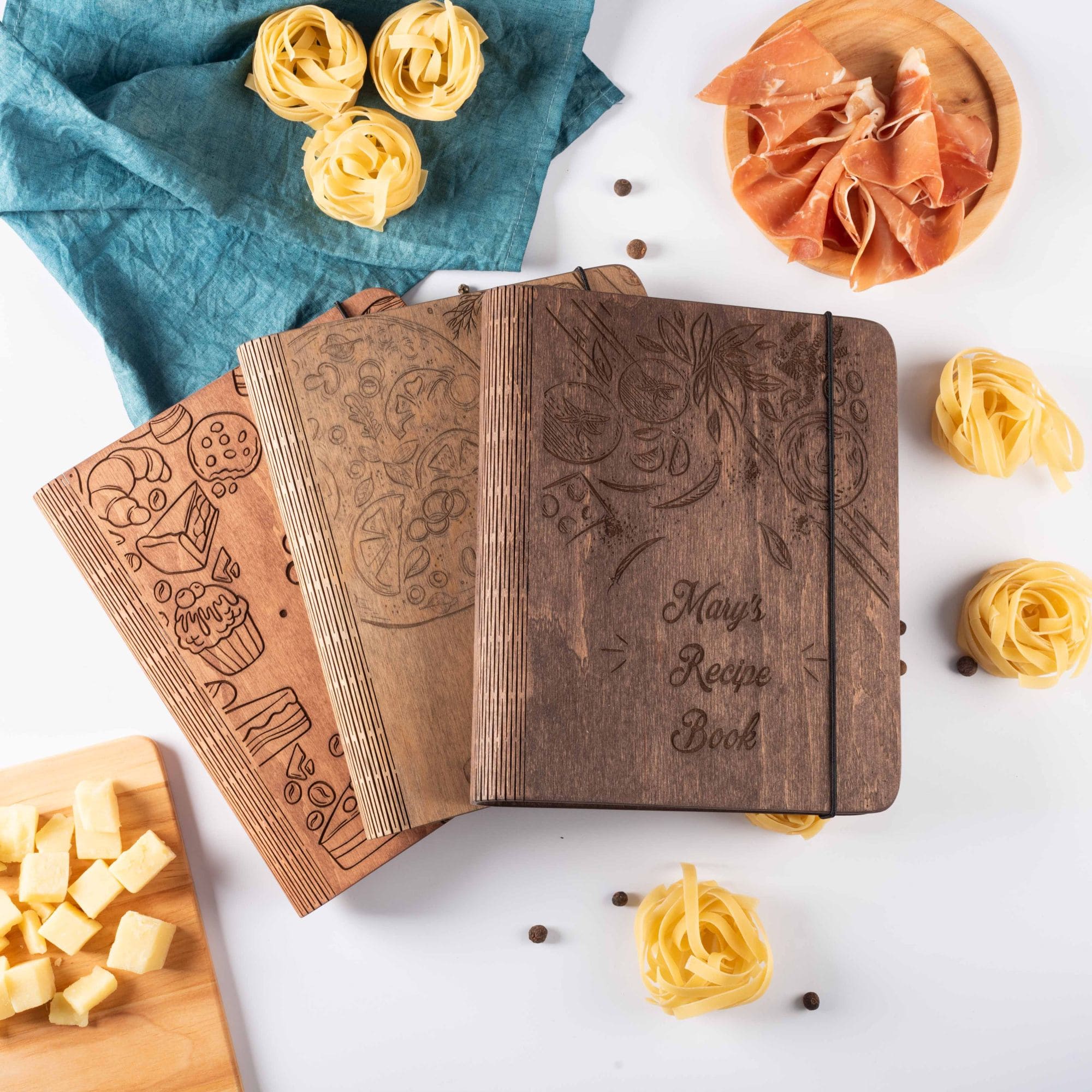 Wooden Recipe Book – Bakery Style - Image 4