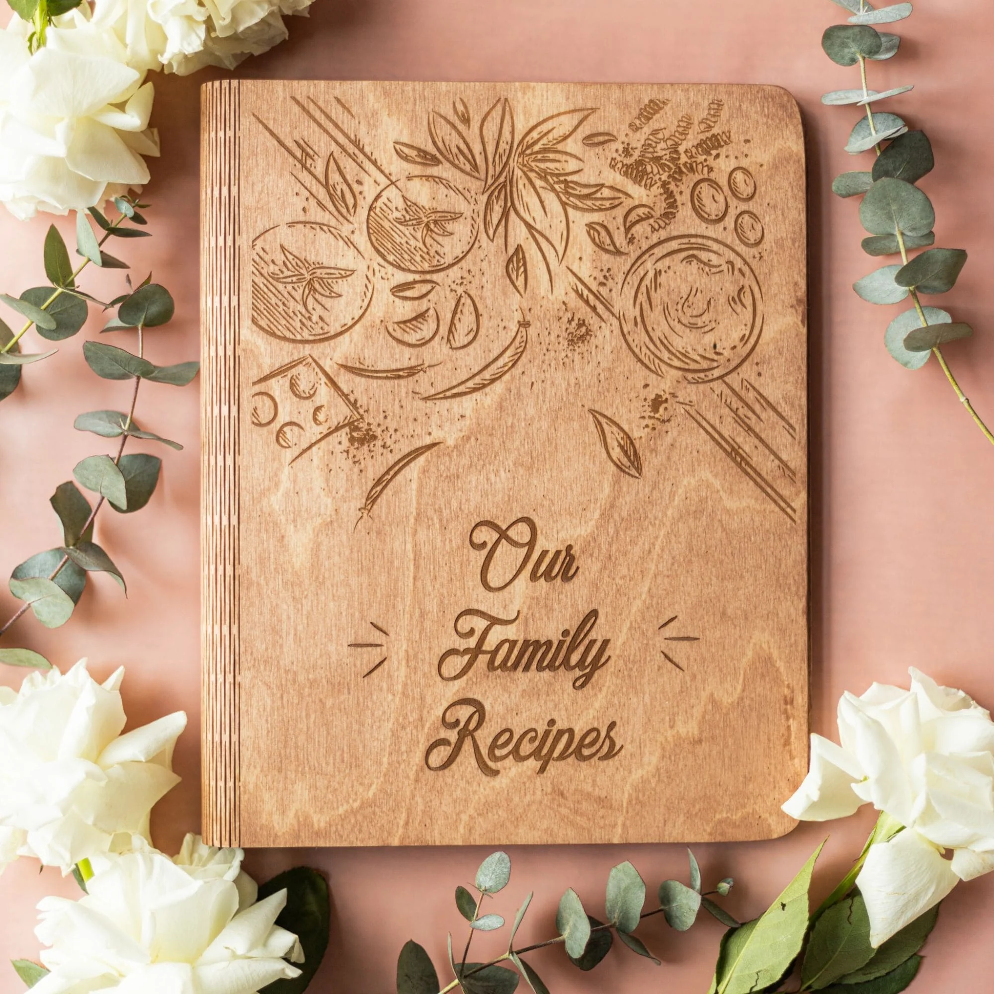 Wooden Recipe Book – Tomatoes Theme - Image 6