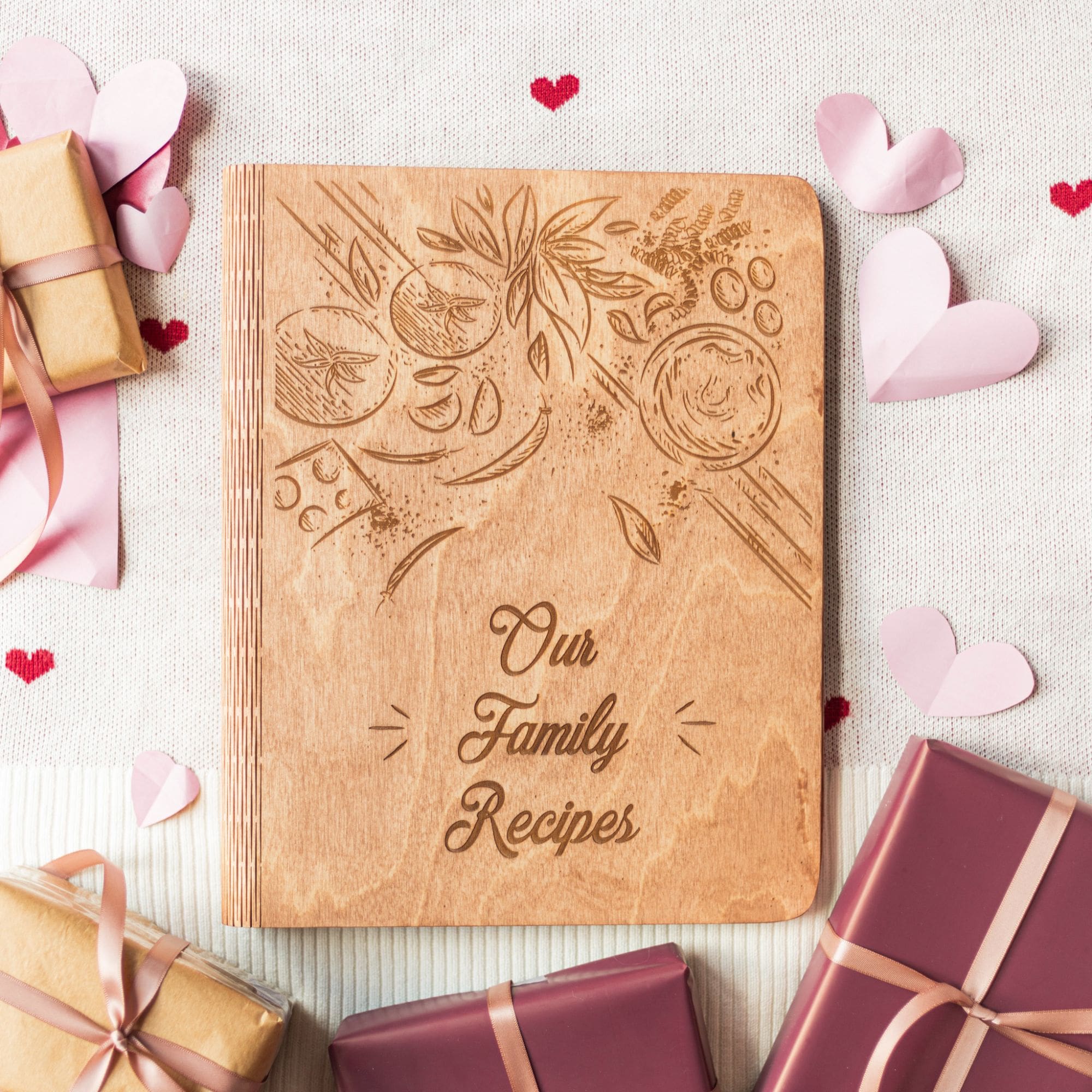 Wooden Recipe Book – Tomatoes Theme - Image 8
