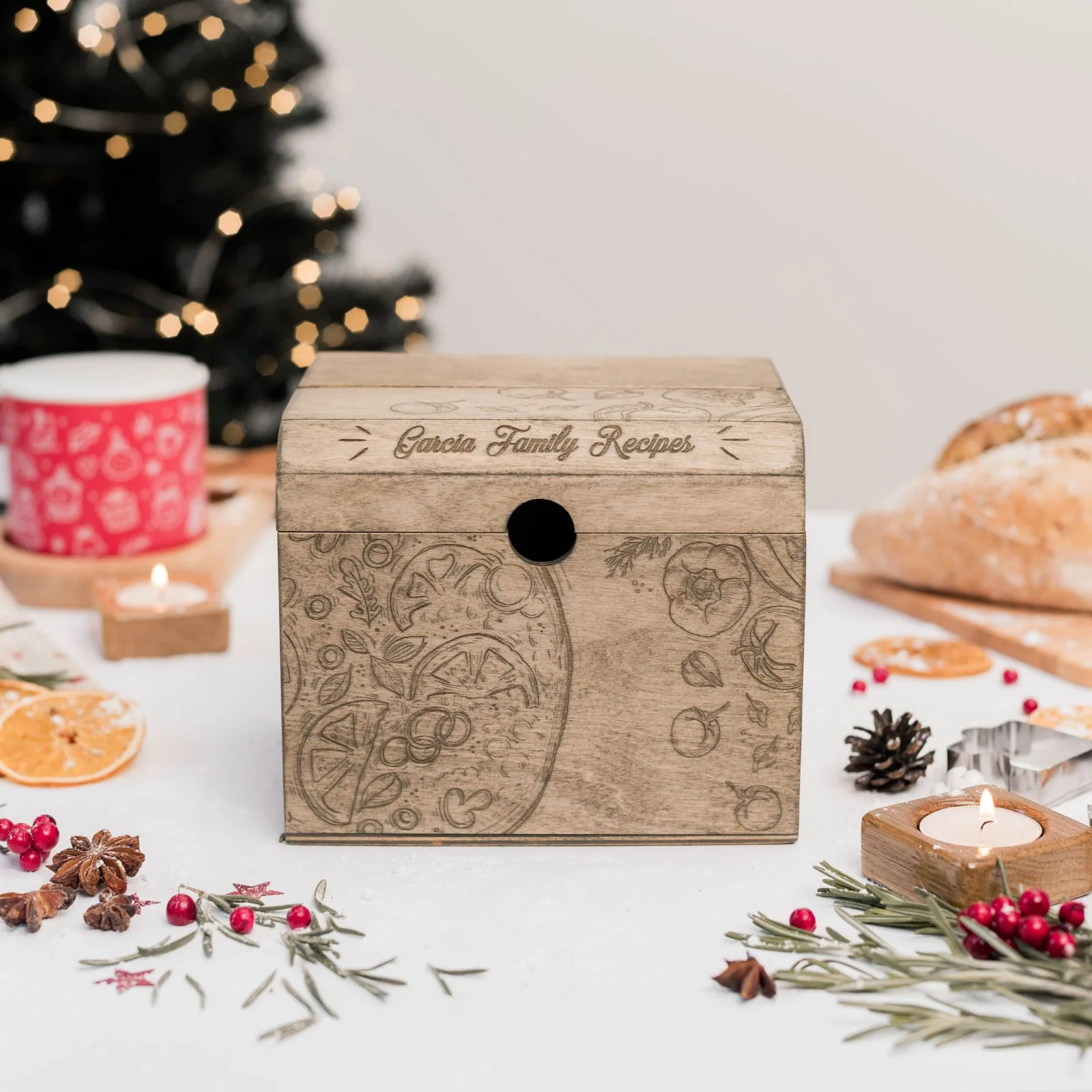 Wooden Recipe Box – Pizza Lovers Edition - Image 10