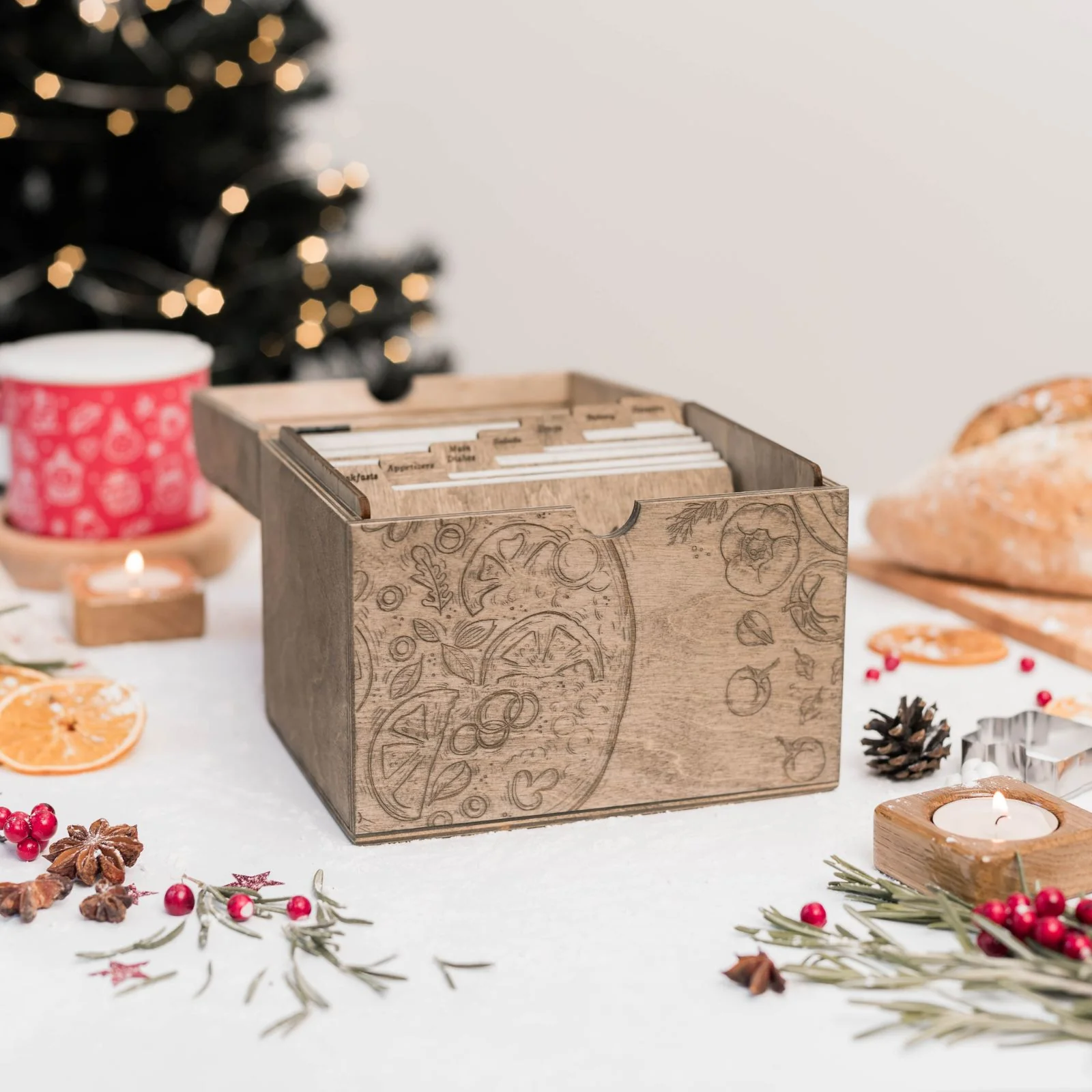 Wooden Recipe Box – Pizza Lovers Edition - Image 8