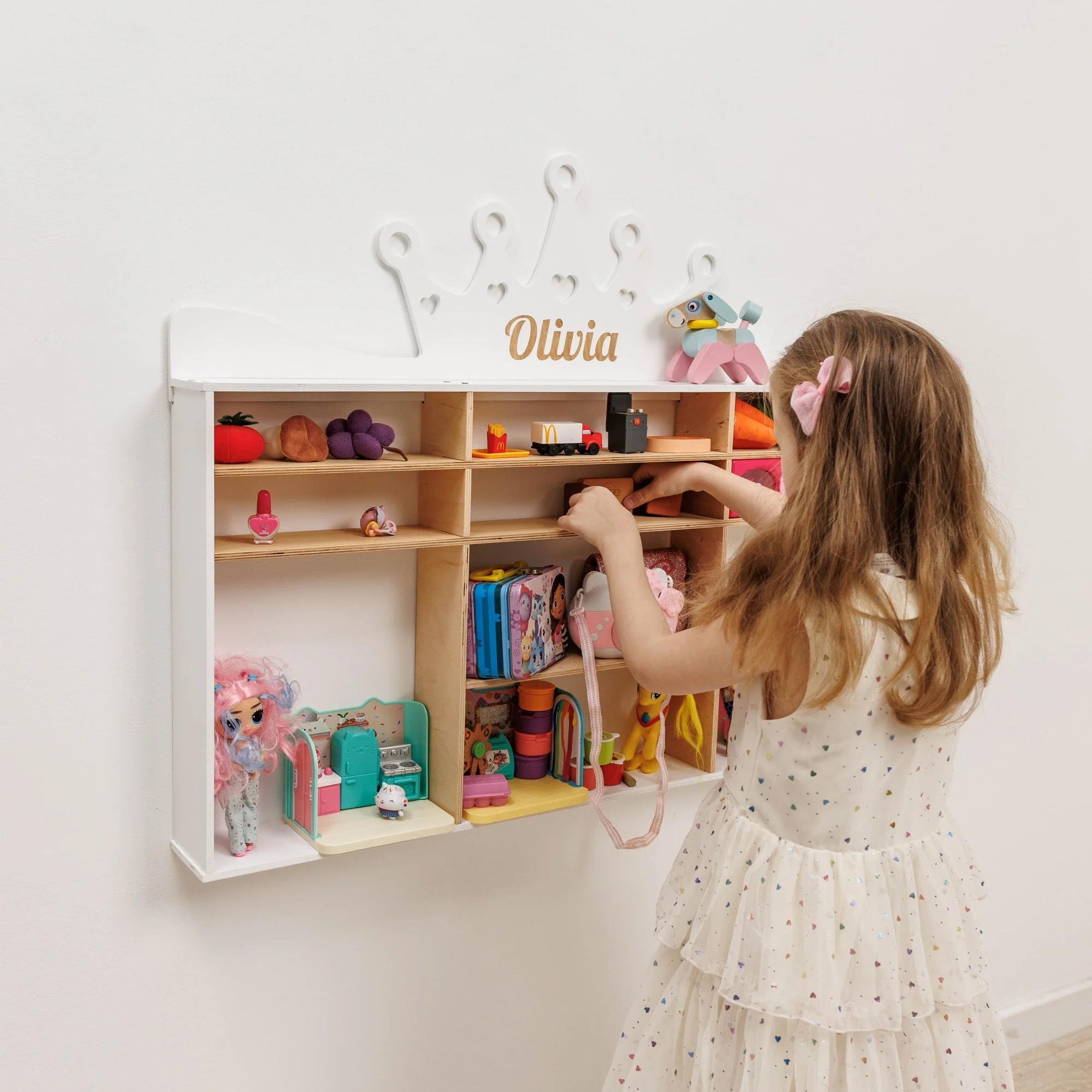 Wooden Toy Organizer - Crown - Image 8