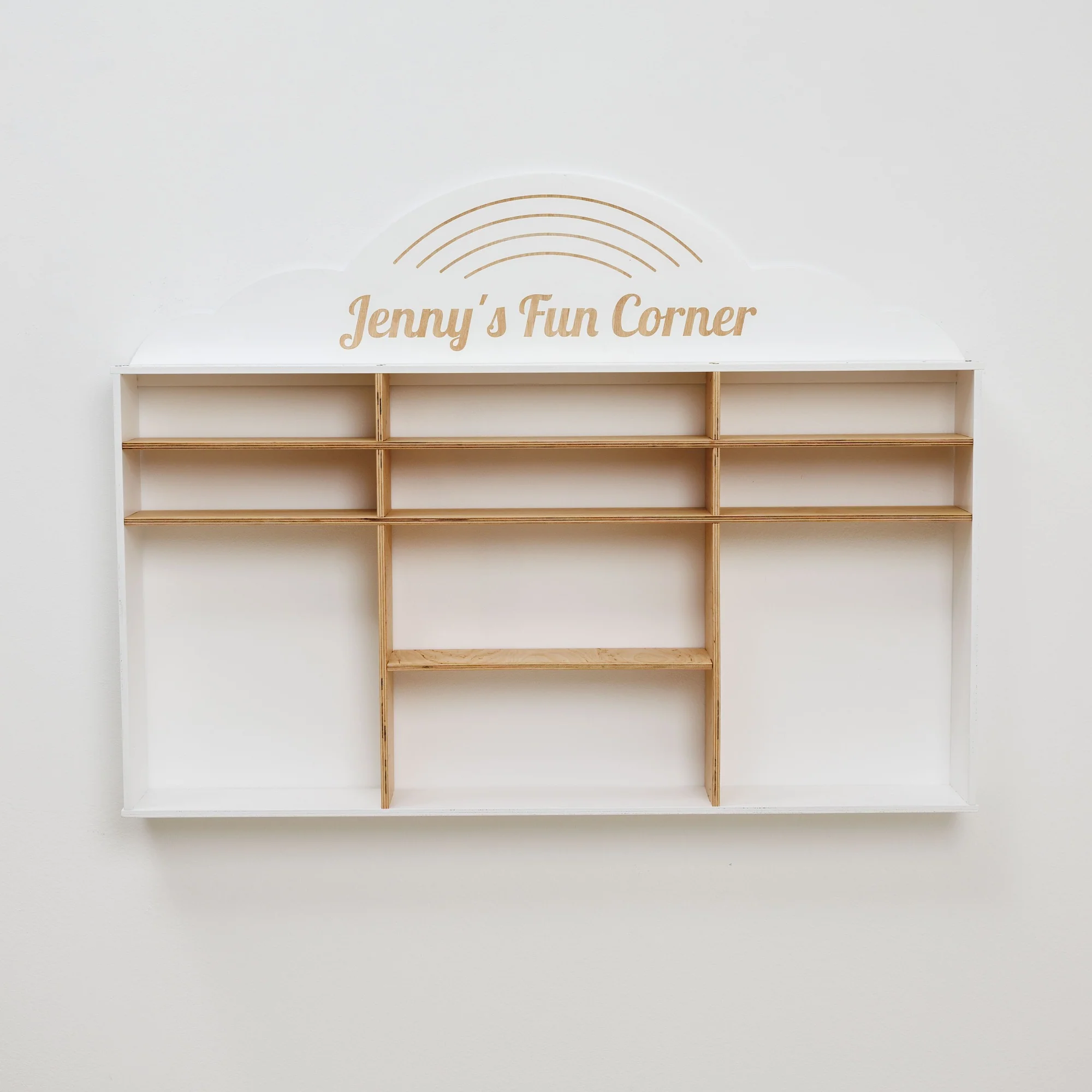 Wooden Toy Organizer - Rainbow - Image 4