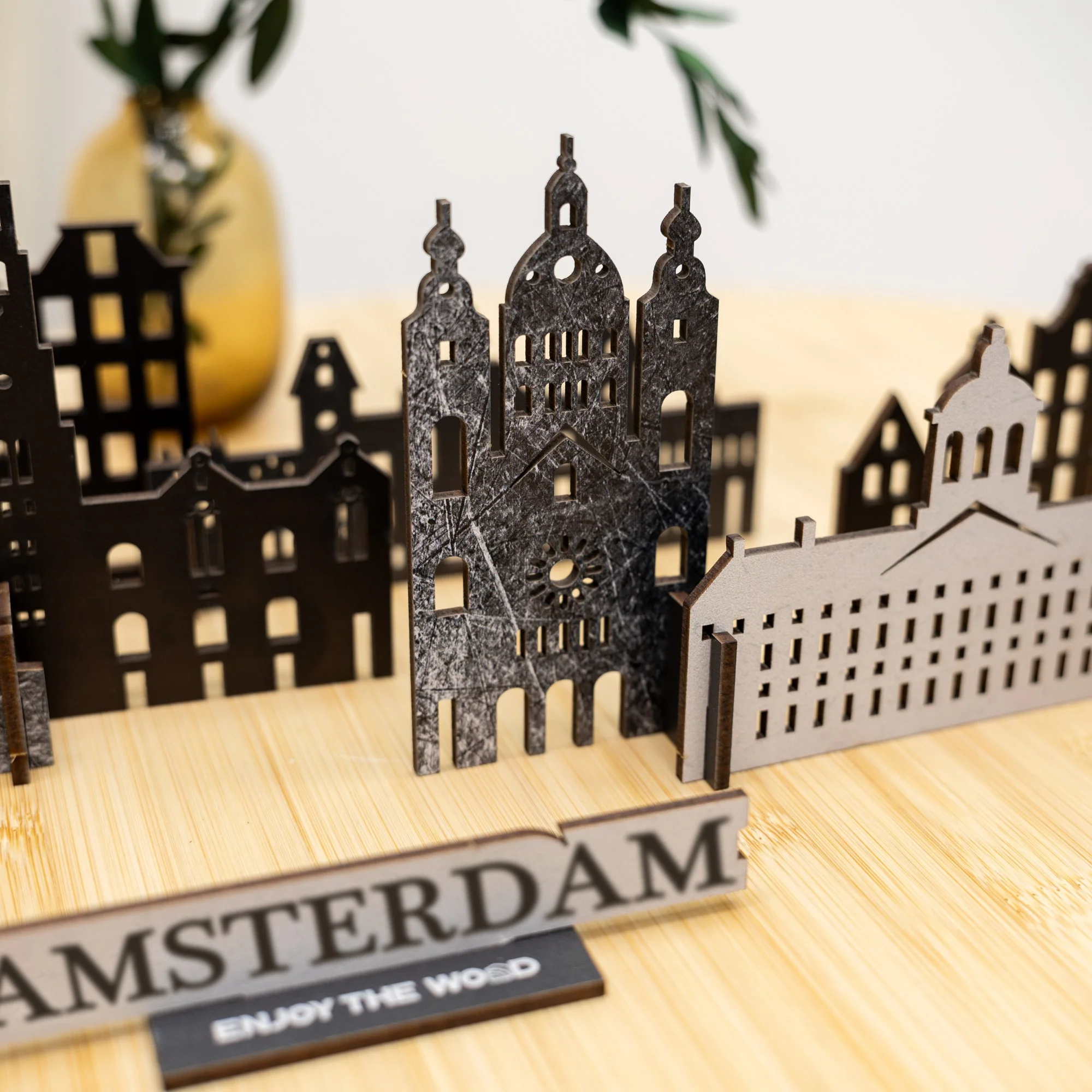 Wooden Travel Decor Memory City – Amsterdam - Image 6