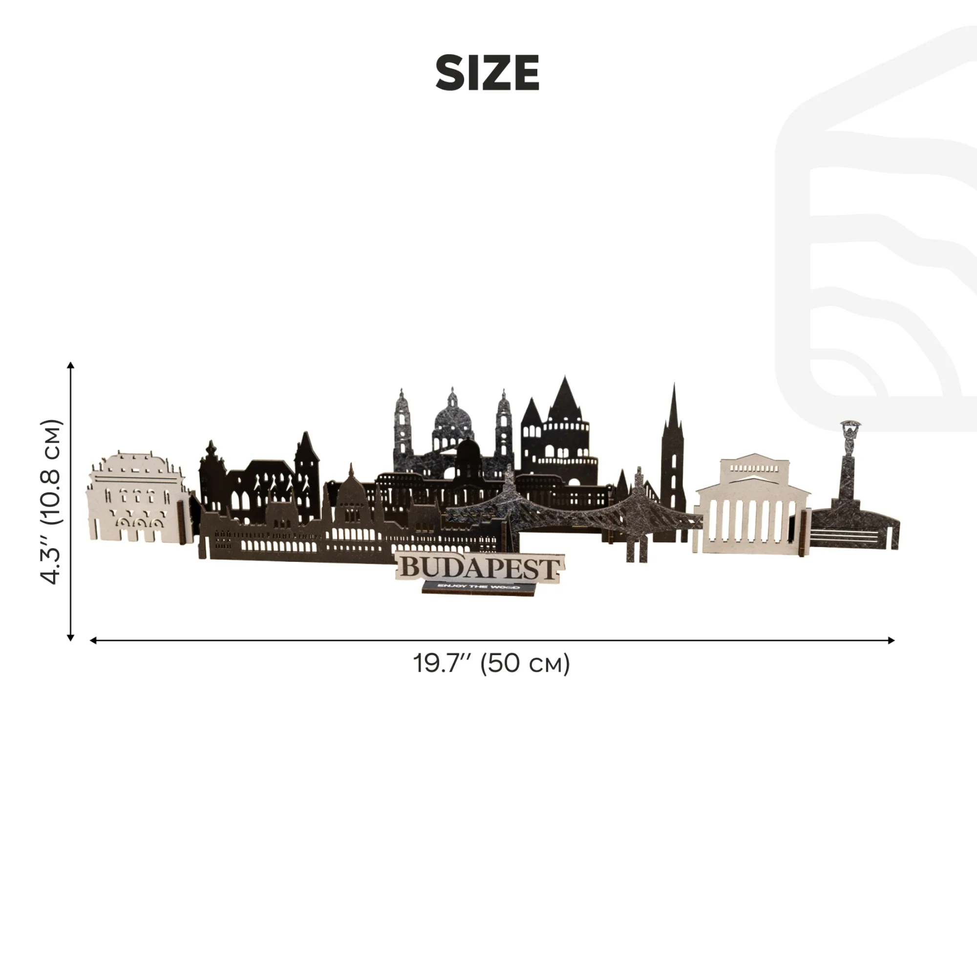Wooden Travel Decor Memory City – Budapest - Image 13