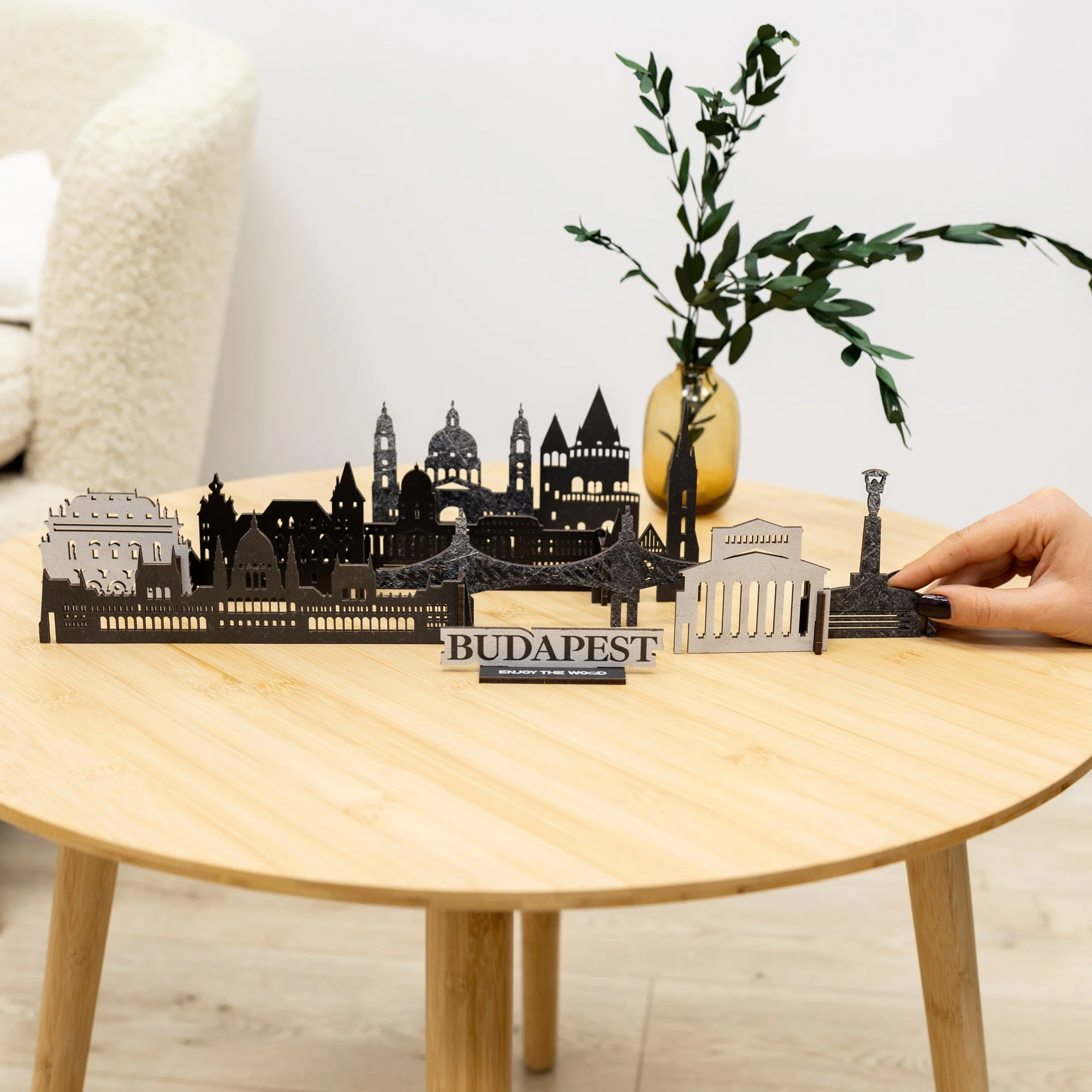 Wooden Travel Decor Memory City – Budapest - Image 4