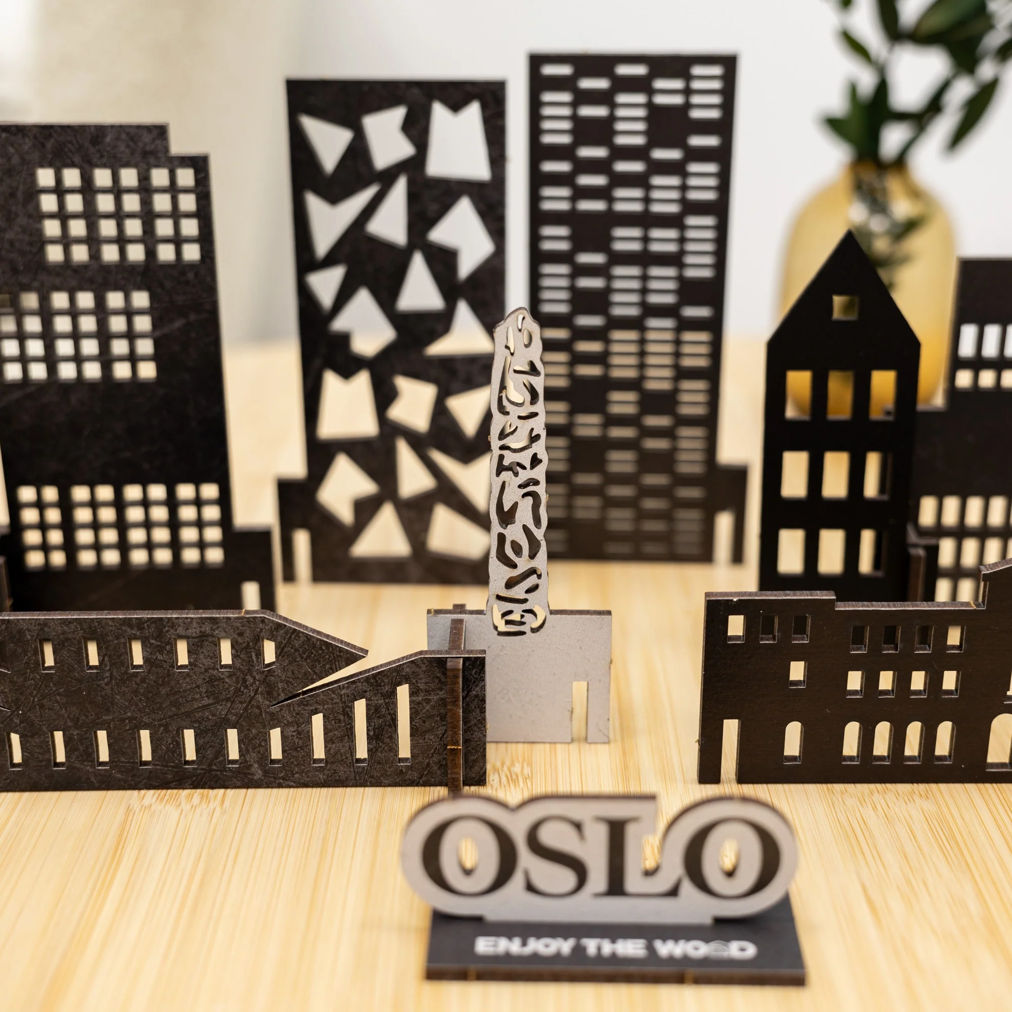 Wooden Travel Decor Memory City – Oslo - Image 5