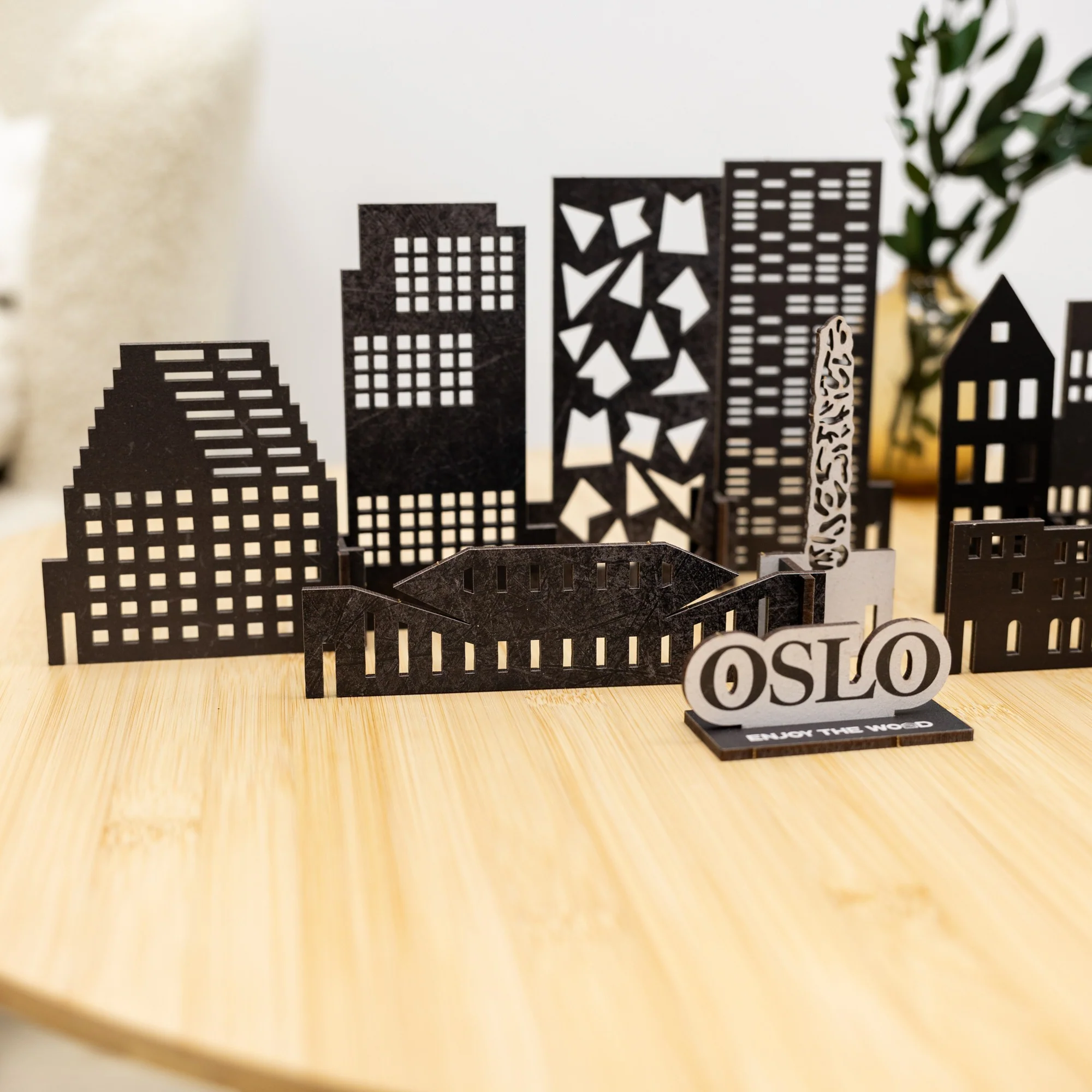 Wooden Travel Decor Memory City – Oslo - Image 6