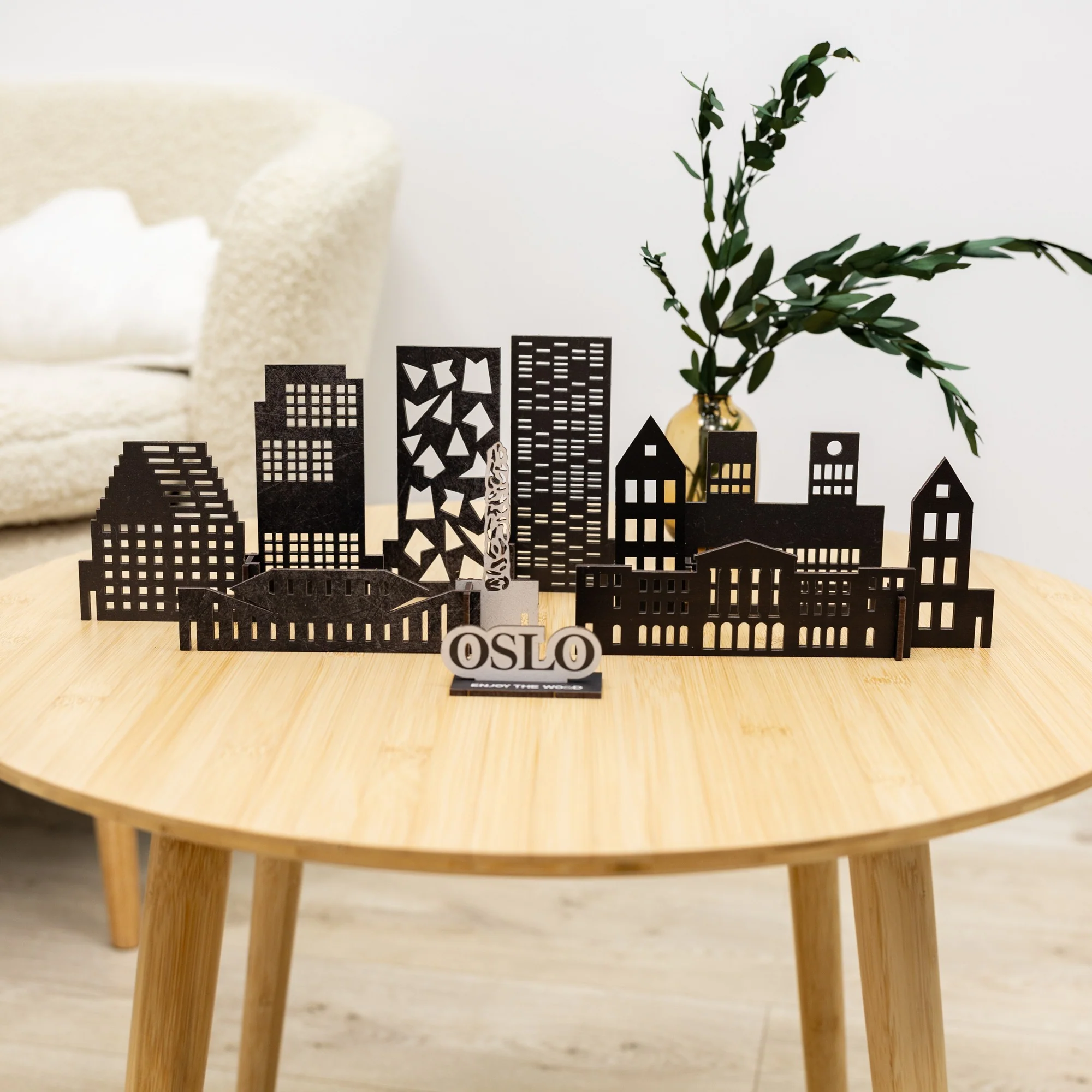 Wooden Travel Decor Memory City – Oslo - Image 9