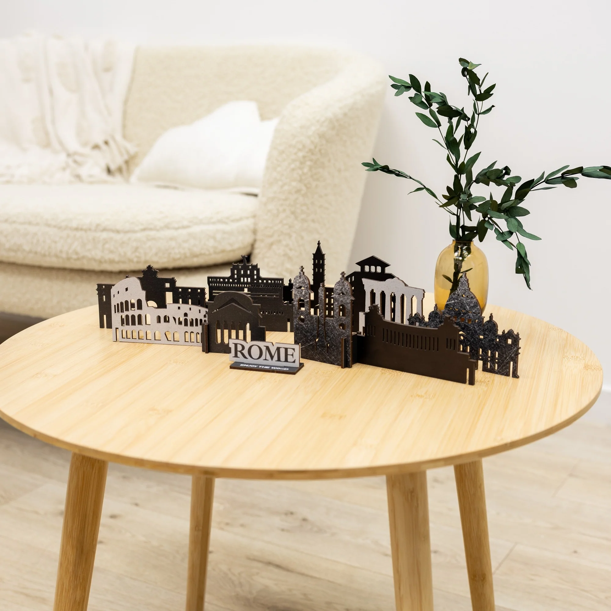 Wooden Travel Decor Memory City – Rome - Image 6