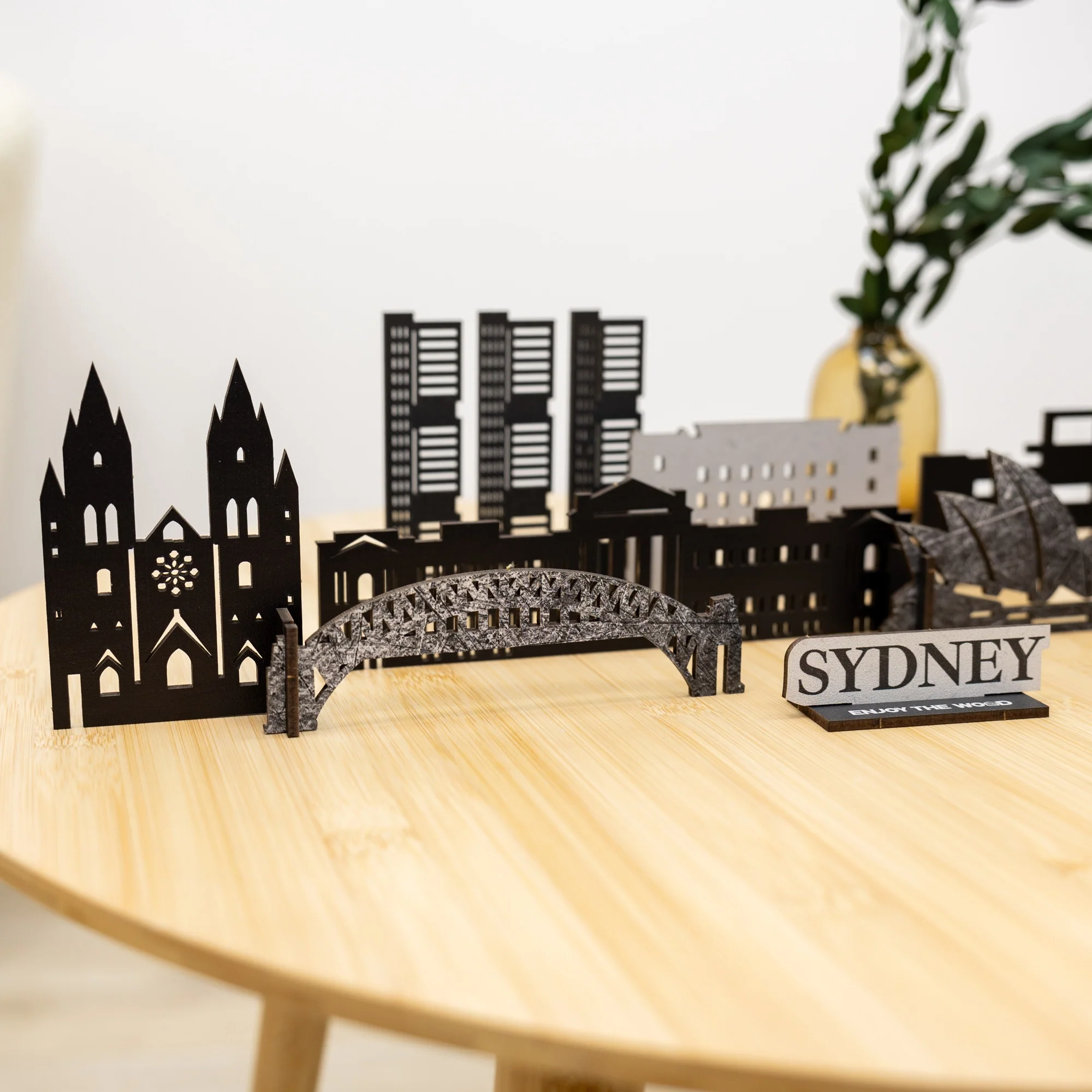 Wooden Travel Decor Memory City – Sydney - Image 3