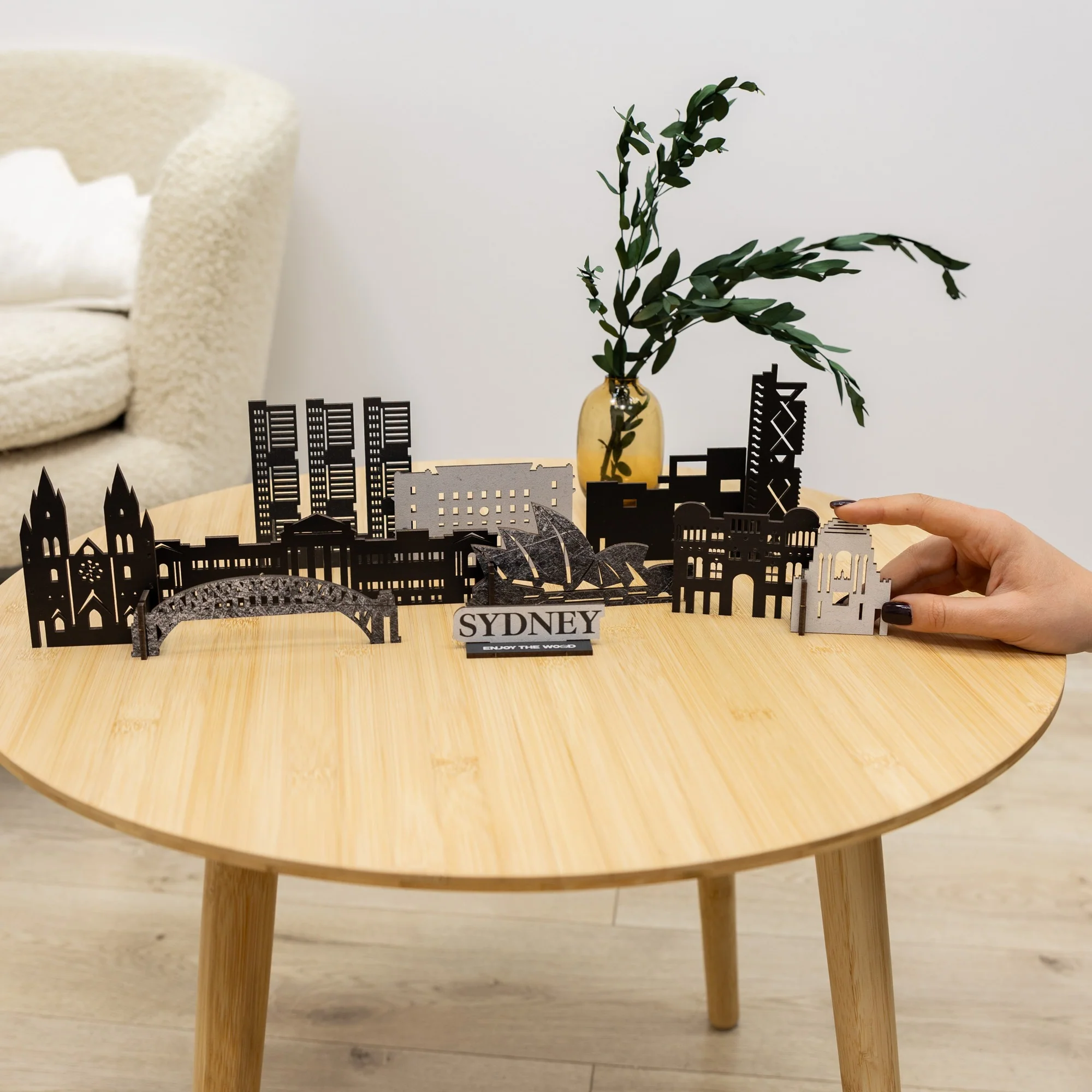 Wooden Travel Decor Memory City – Sydney - Image 9
