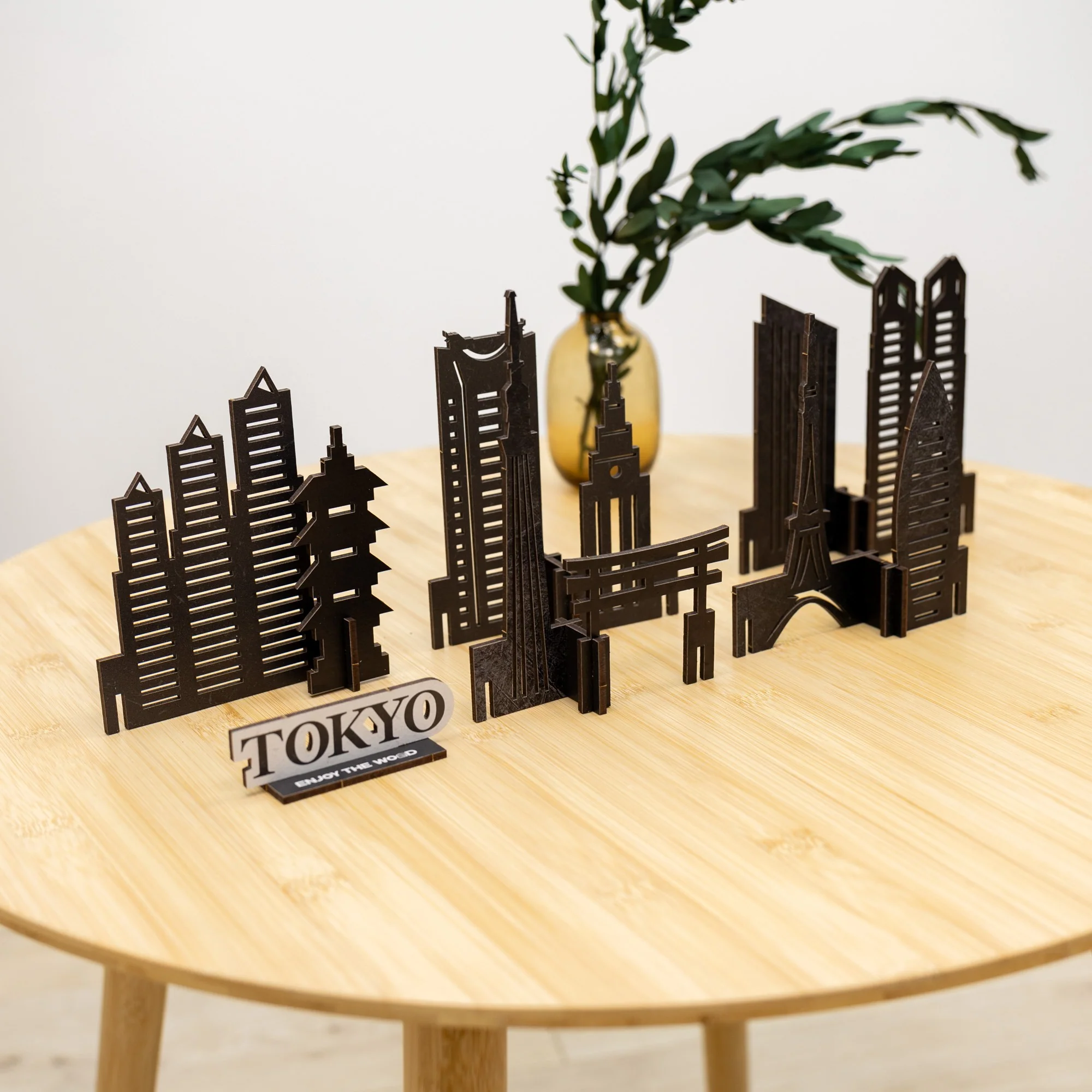 Wooden Travel Decor Memory City – Tokyo - Image 8