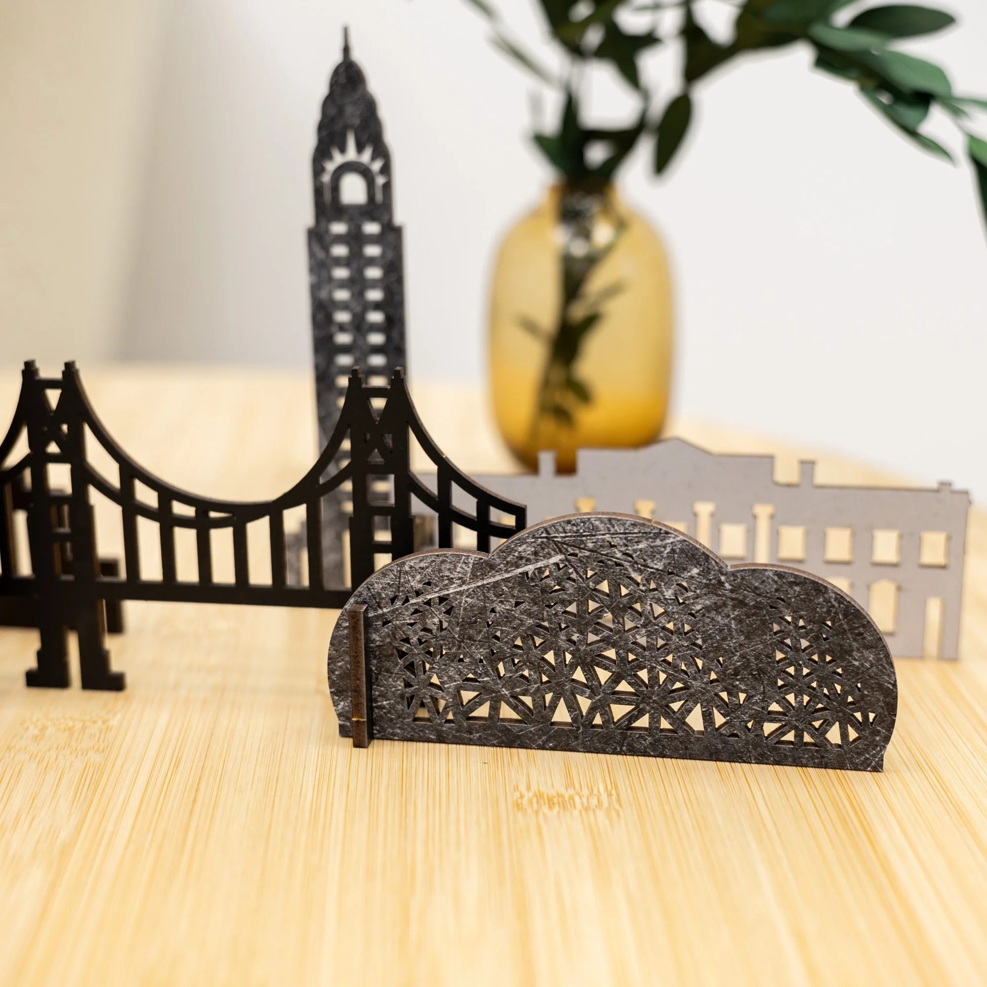 Wooden Travel Decor Memory City – USA Buildings - Image 8