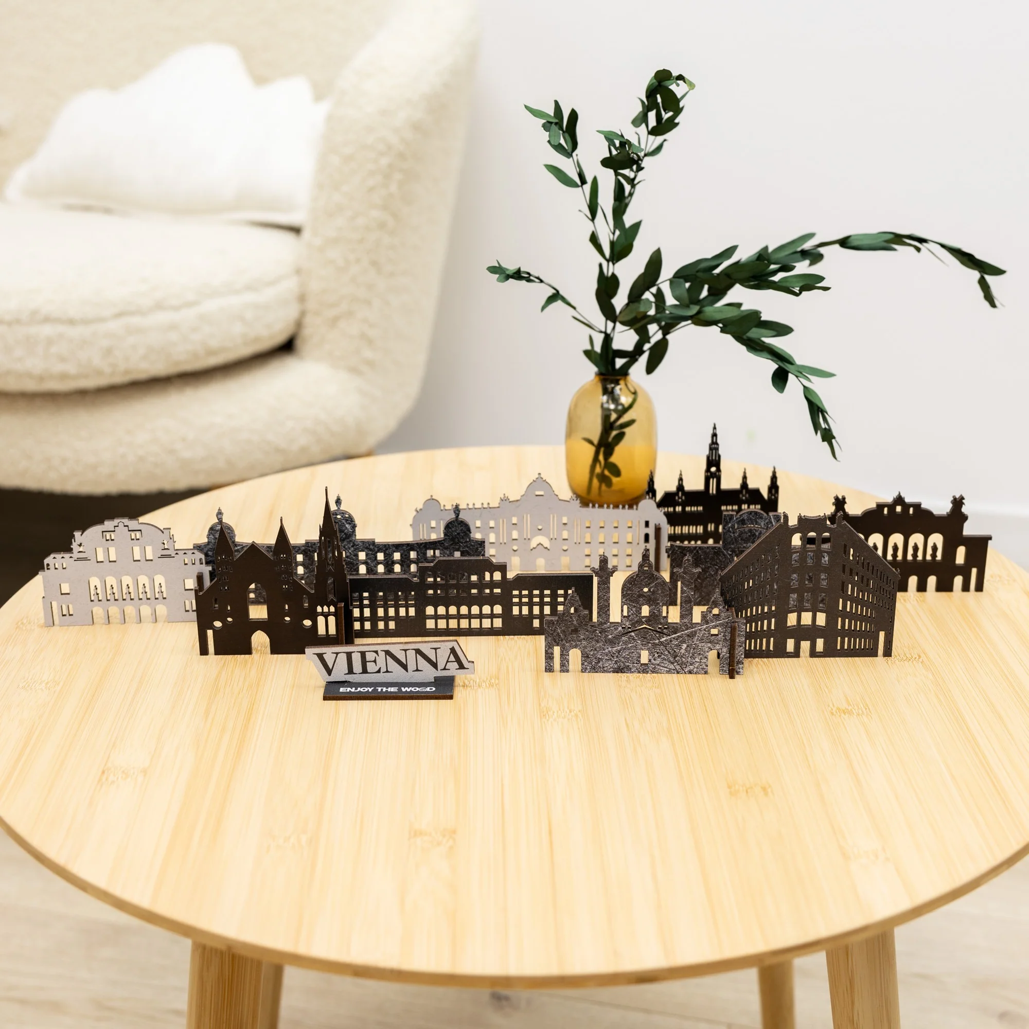 Wooden Travel Decor Memory City – Vienna - Image 9