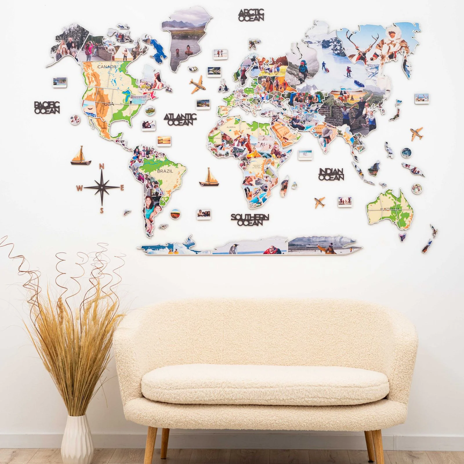 World Photo Map Physical - Image 13